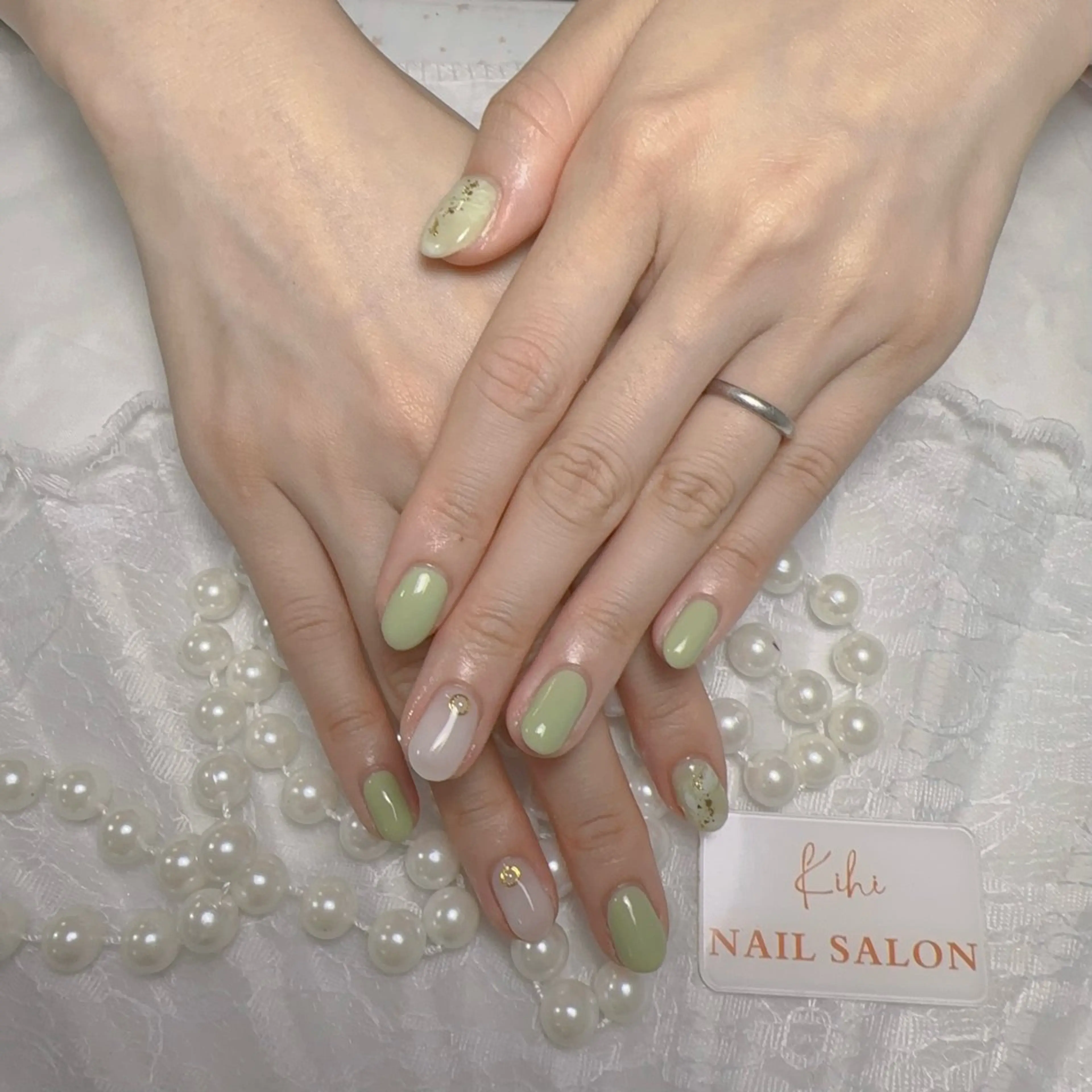 ネイル アートネイル フレンチネイル ジェルネイル グラデーション 韓国ネイル ハンドネイル ハンドケア さくら💮💮 【オフ無料】のネイルデザイン