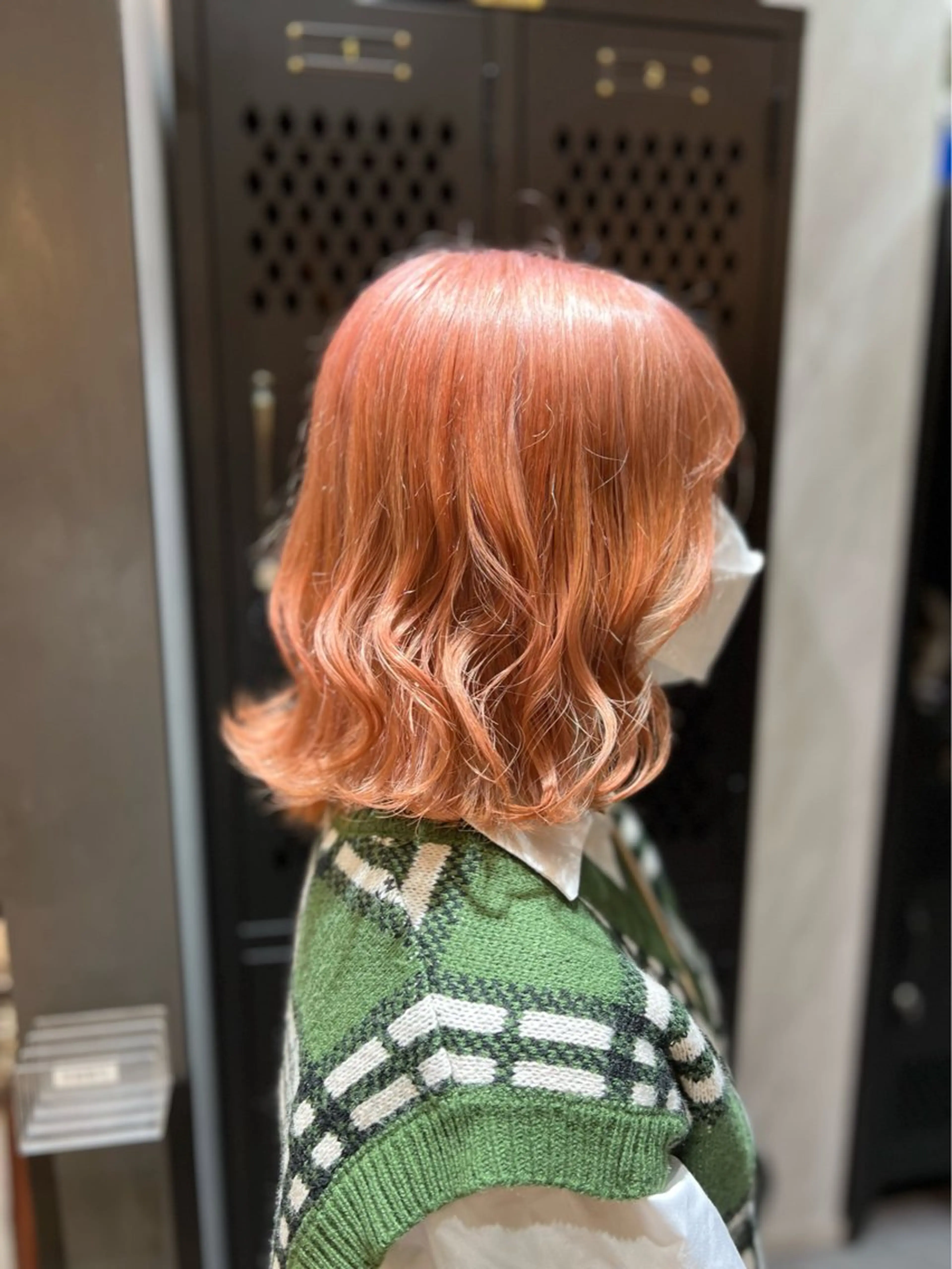 ショート カラー オレンジ 透明感カラー/似合 わせカット🤍ヒナタのヘアスタイル