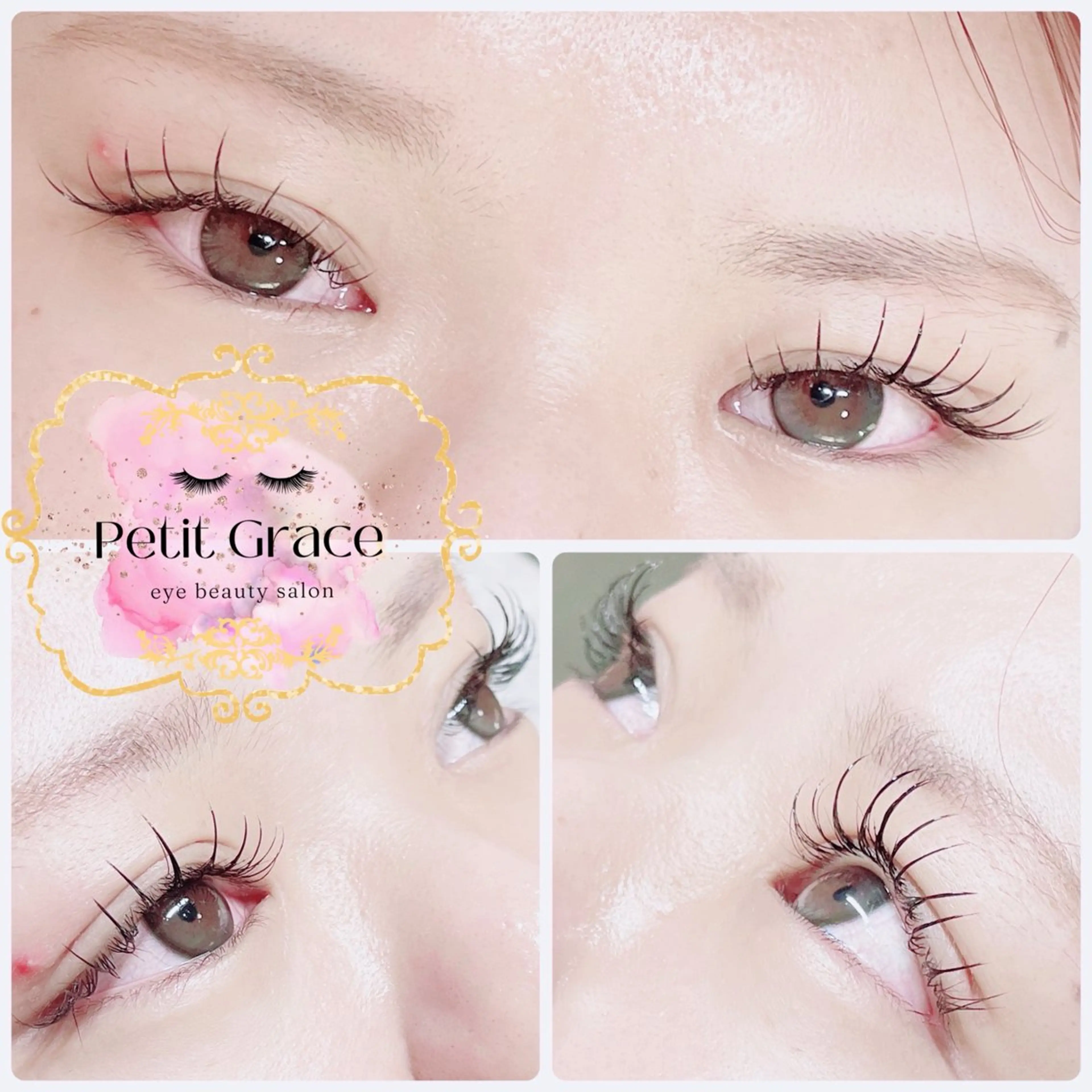 マツエク・マツパ フラットラッシュ Petit graceのマツエク・マツパデザイン