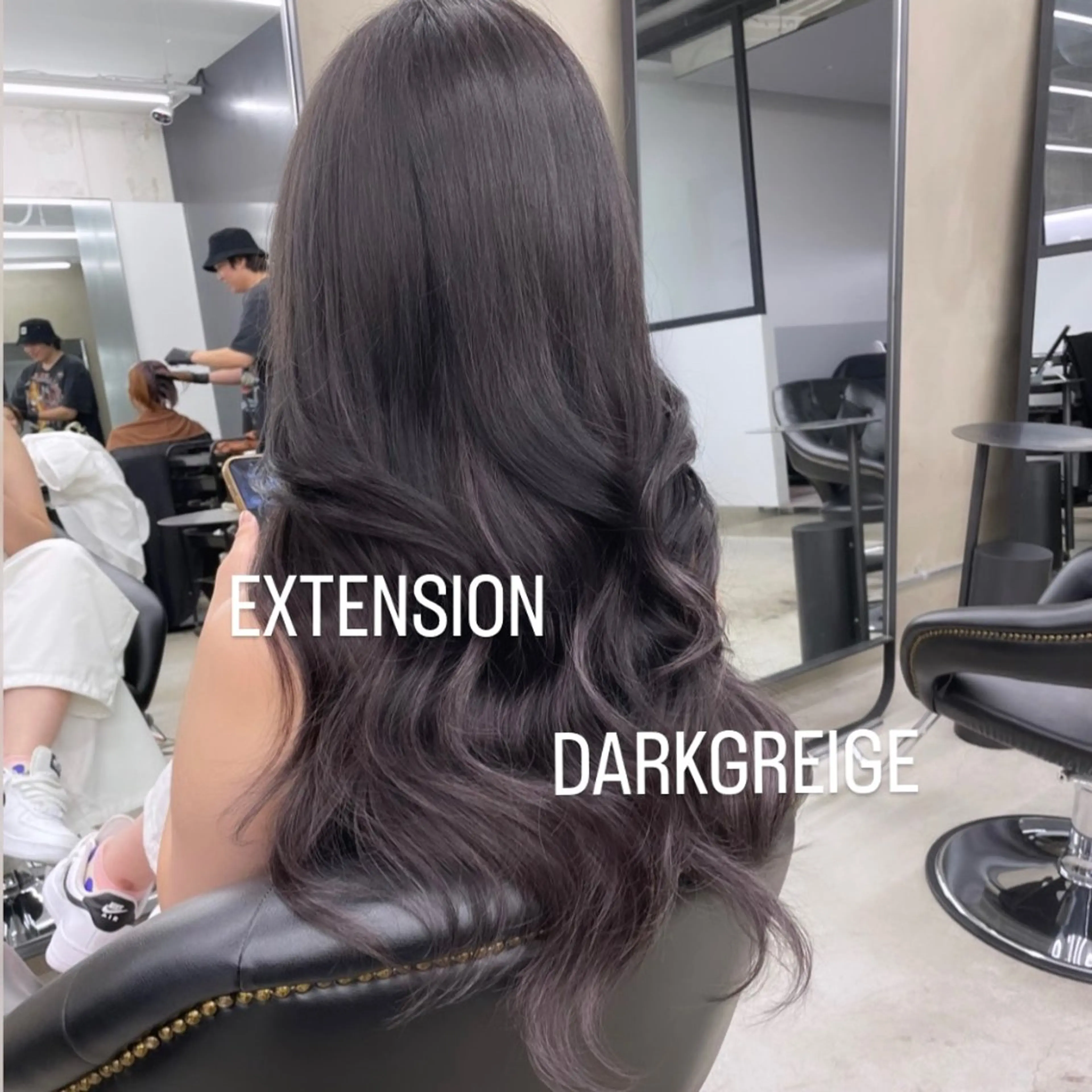 ロング カラー ヘアカラー エクステ エクステ🩵ブリーチ 韓国ヘア🩵KAEのヘアスタイル