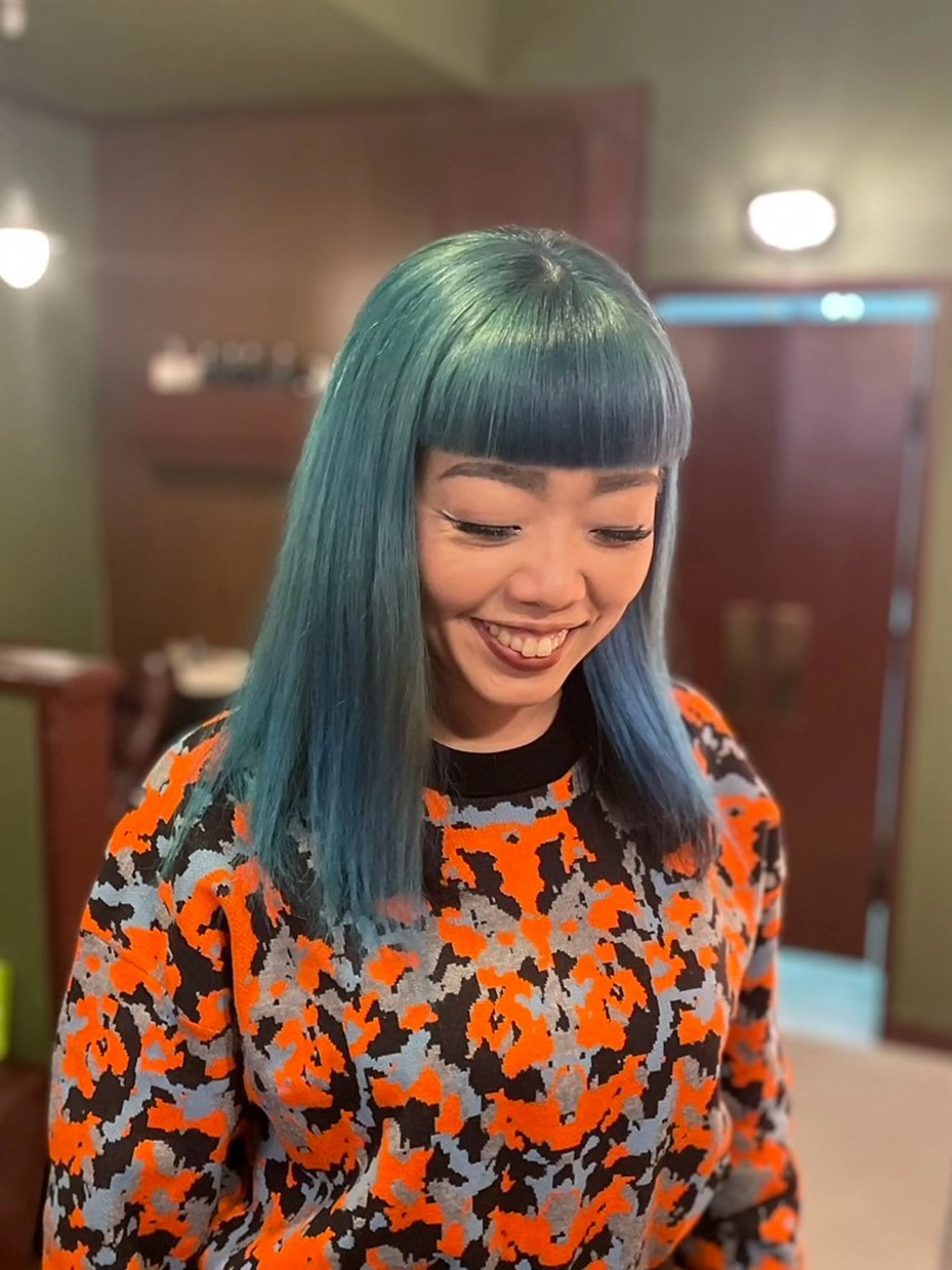 セミロング カラー カット ヘアカラー ヘアセット PATH-hair. storeのヘアスタイル