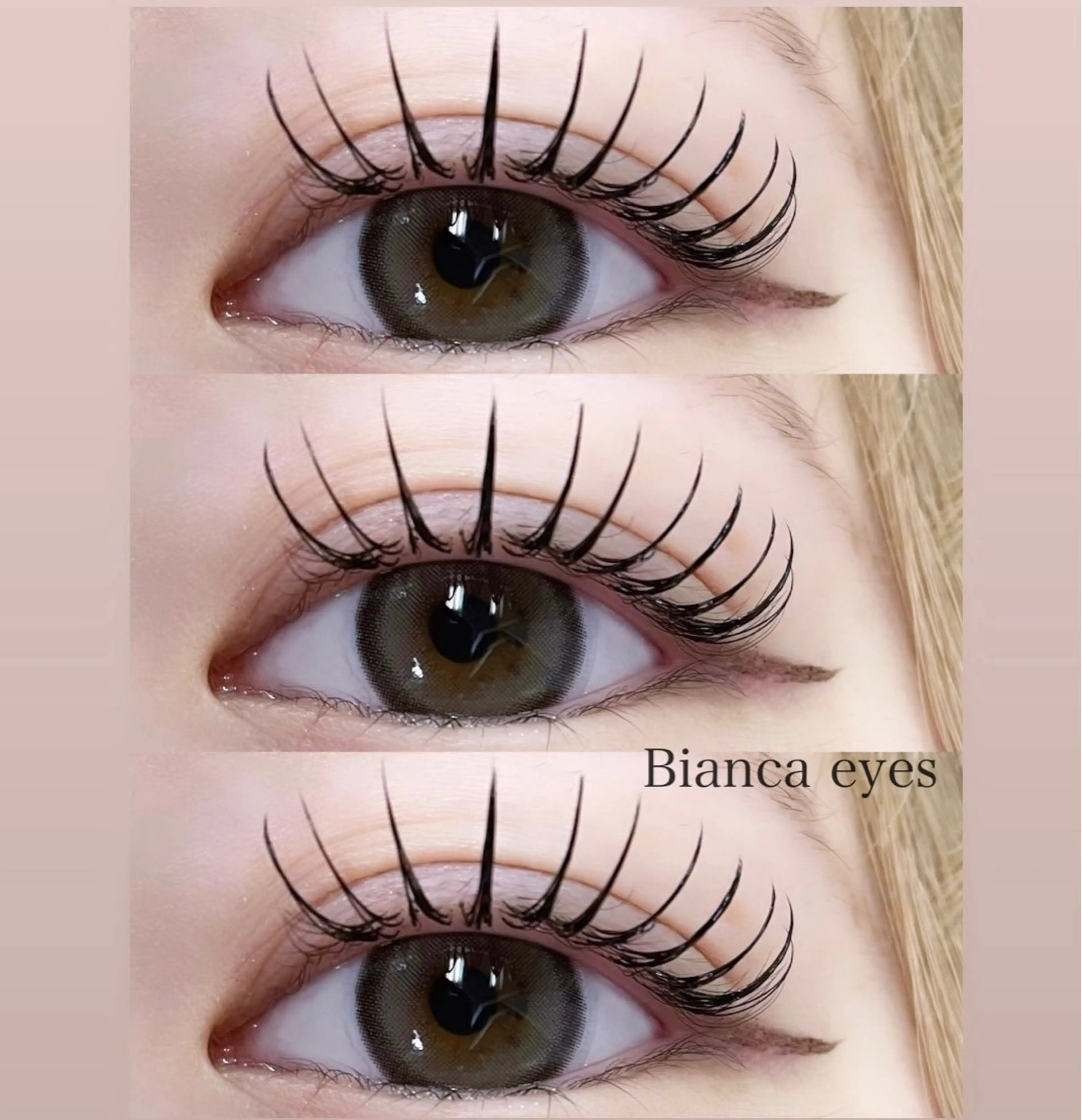 【minimo限定♡】フラットラッシュエクステ100​〜​120本¥4550🩶束感コーティング仕上げ🪄の写真