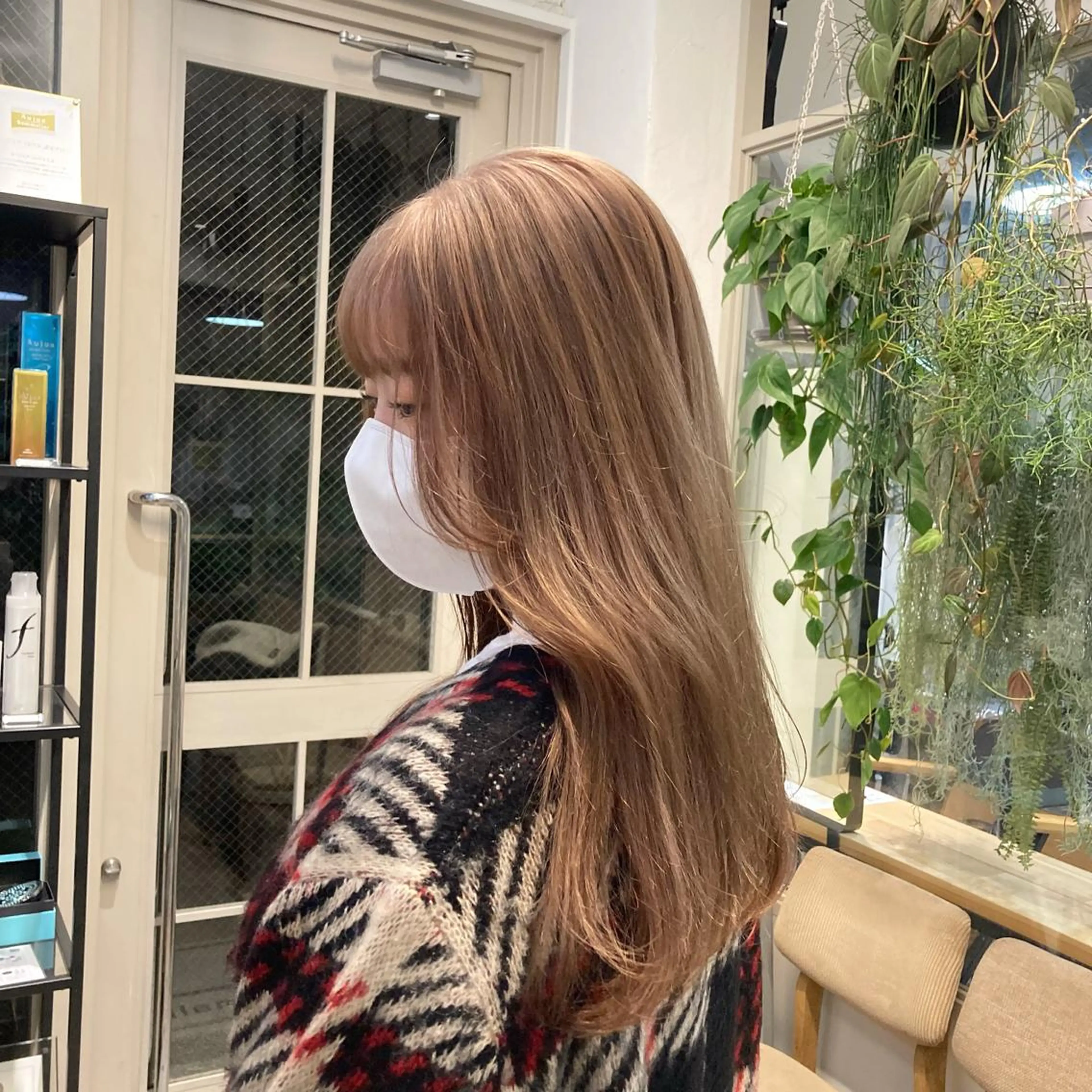 カラー ベージュカラー ヘアカラー じゅわっと暖色カラー 🍊Moemiのヘアスタイル