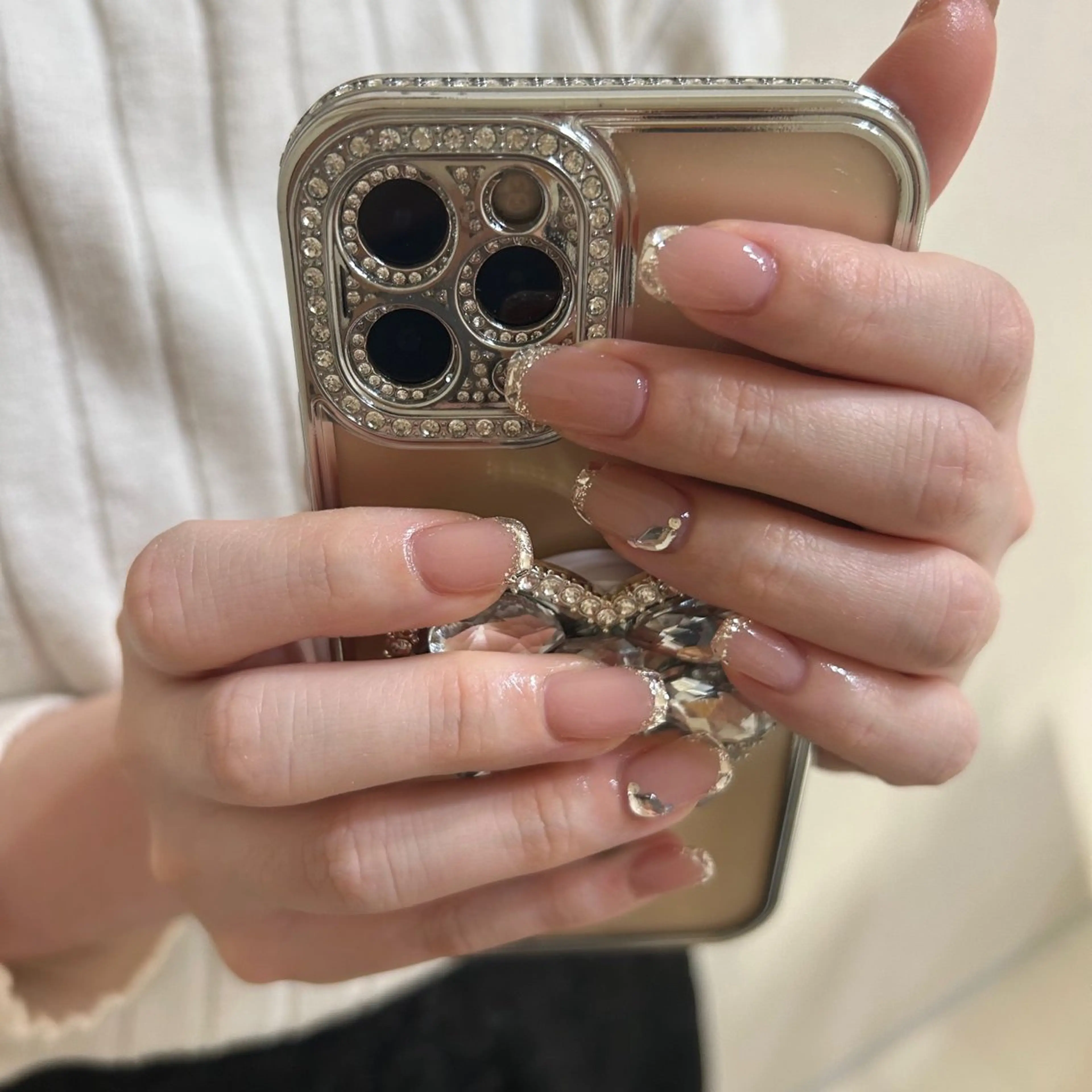 ネイル ブルー フットネイル ジェルネイル キラキラネイル 韓国ネイル RooM -produce by maynail-所属・RooM -mizuki-のネイルデザイン