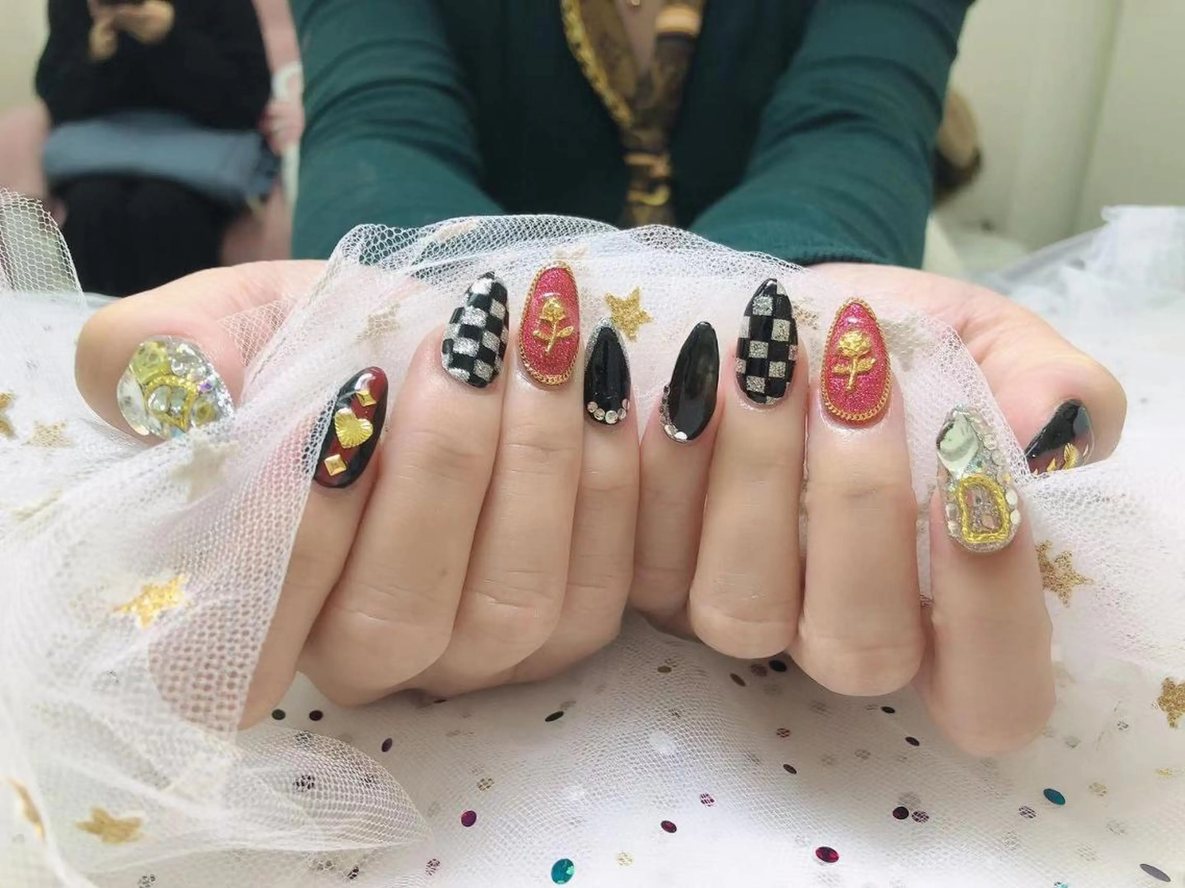 ネイル ハンドネイル 💅ネイルサロン ブラン🌈かすみのネイルデザイン