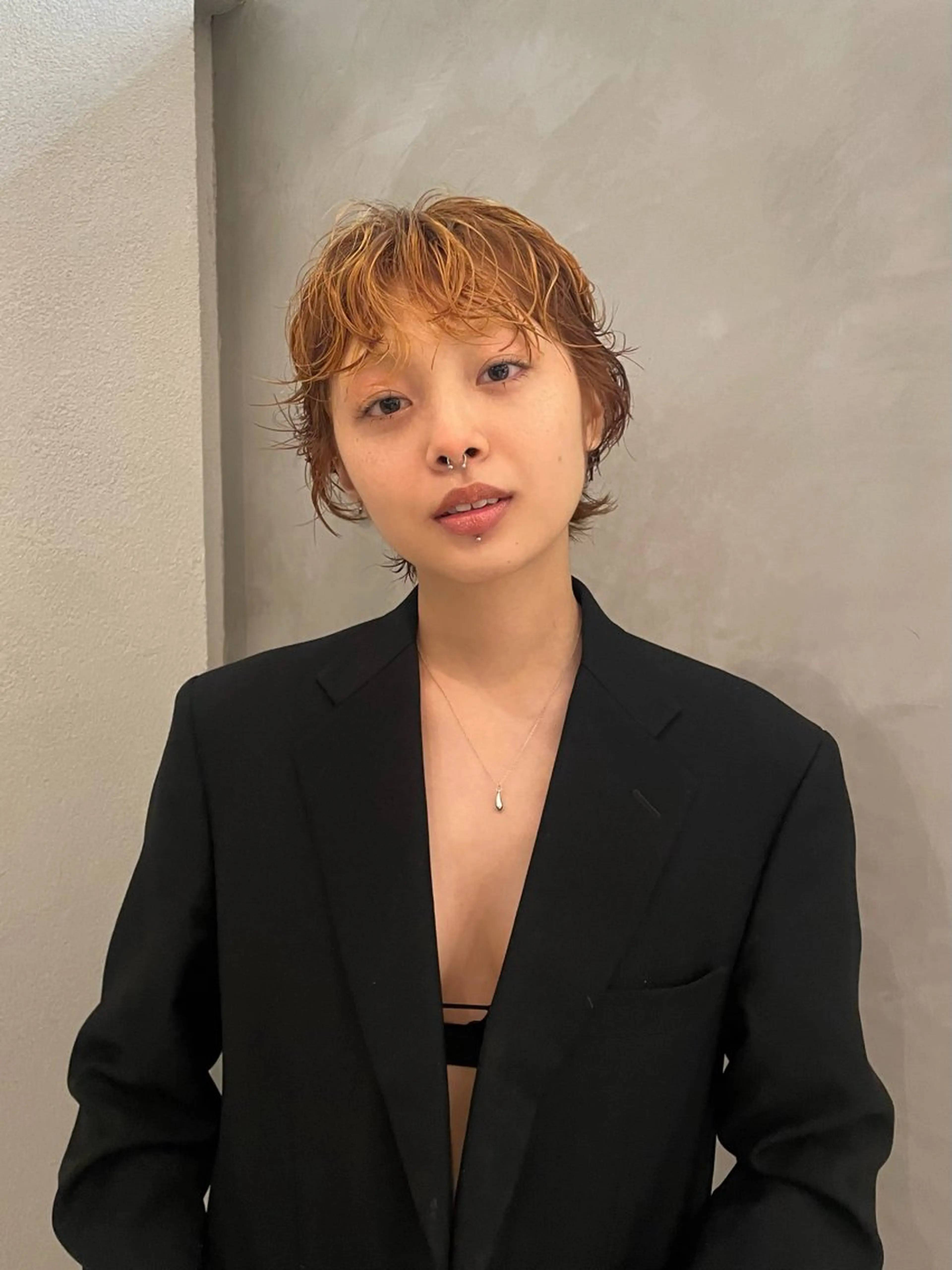 カラー パーマ ショートカット メンズカット/夕海のヘアスタイル