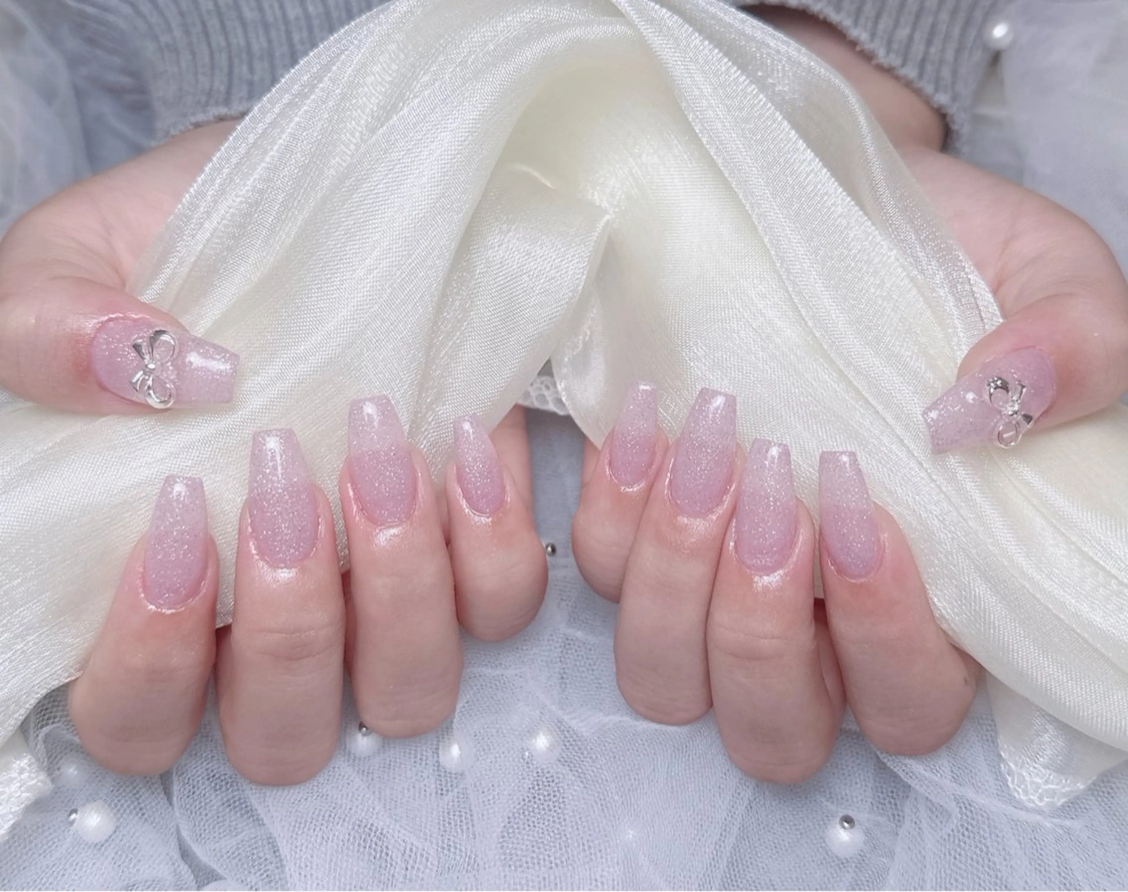 ネイル 🎀も ものネイルデザイン