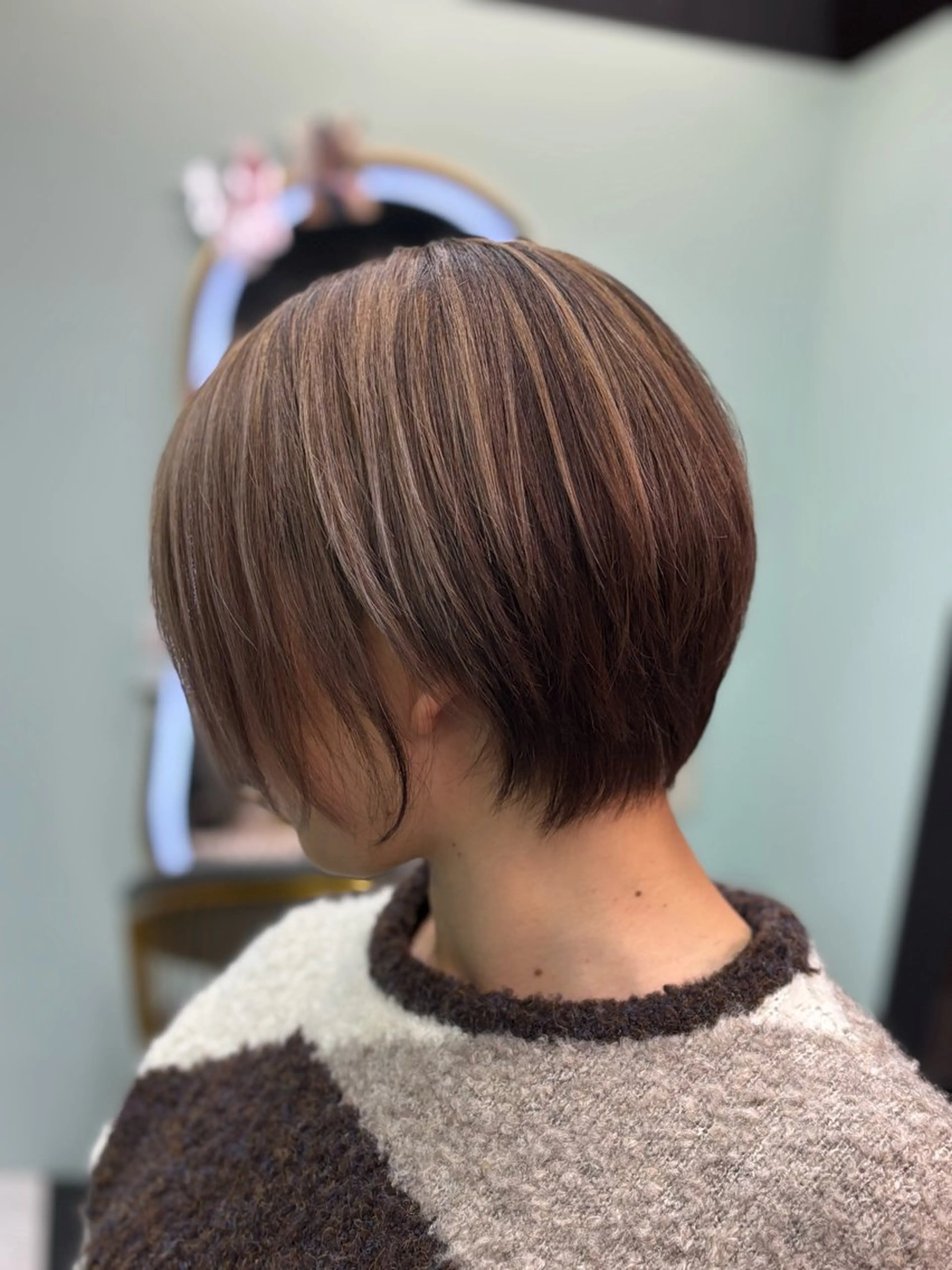 ミディアム ハイライト ユウキ カットモデル様募集中のヘアスタイル