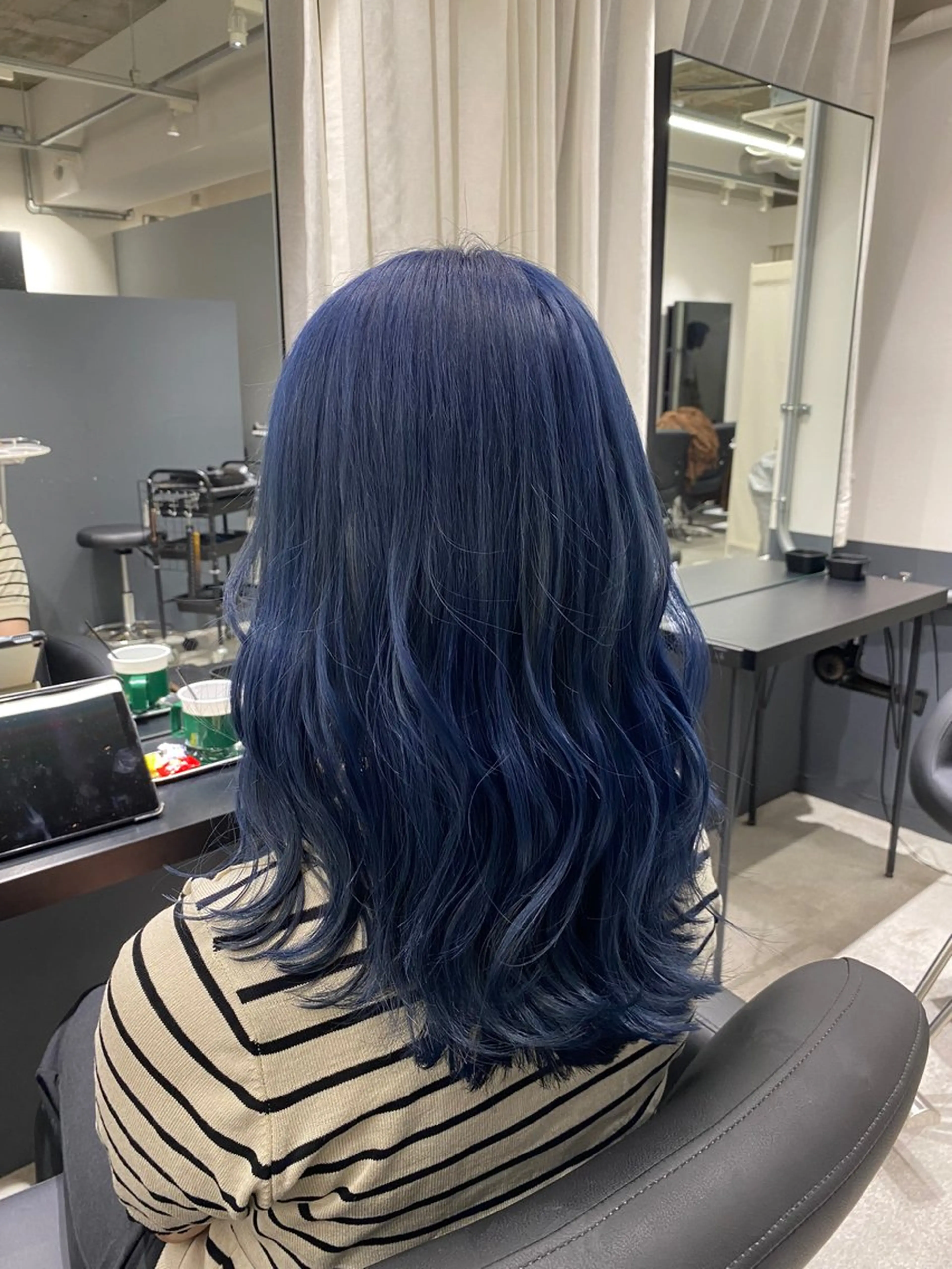 ロング ハイライト 髪質改善 レイヤーカット トリートメント 西岡 あつみ/ 堀江美容室のヘアスタイル