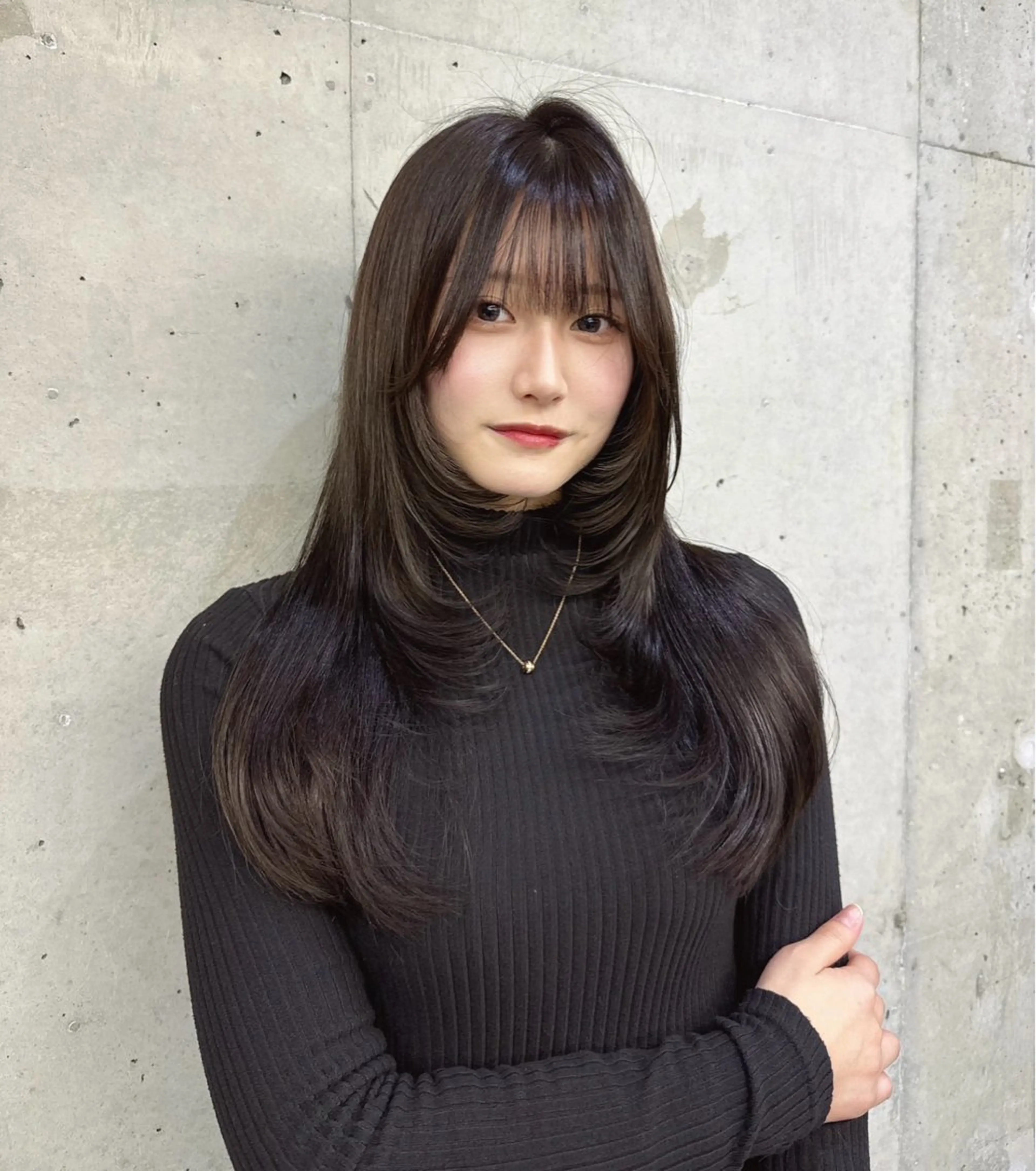 ロング レイヤーカット nico所属・KANNA🩵 nico 東心斎橋のヘアスタイル