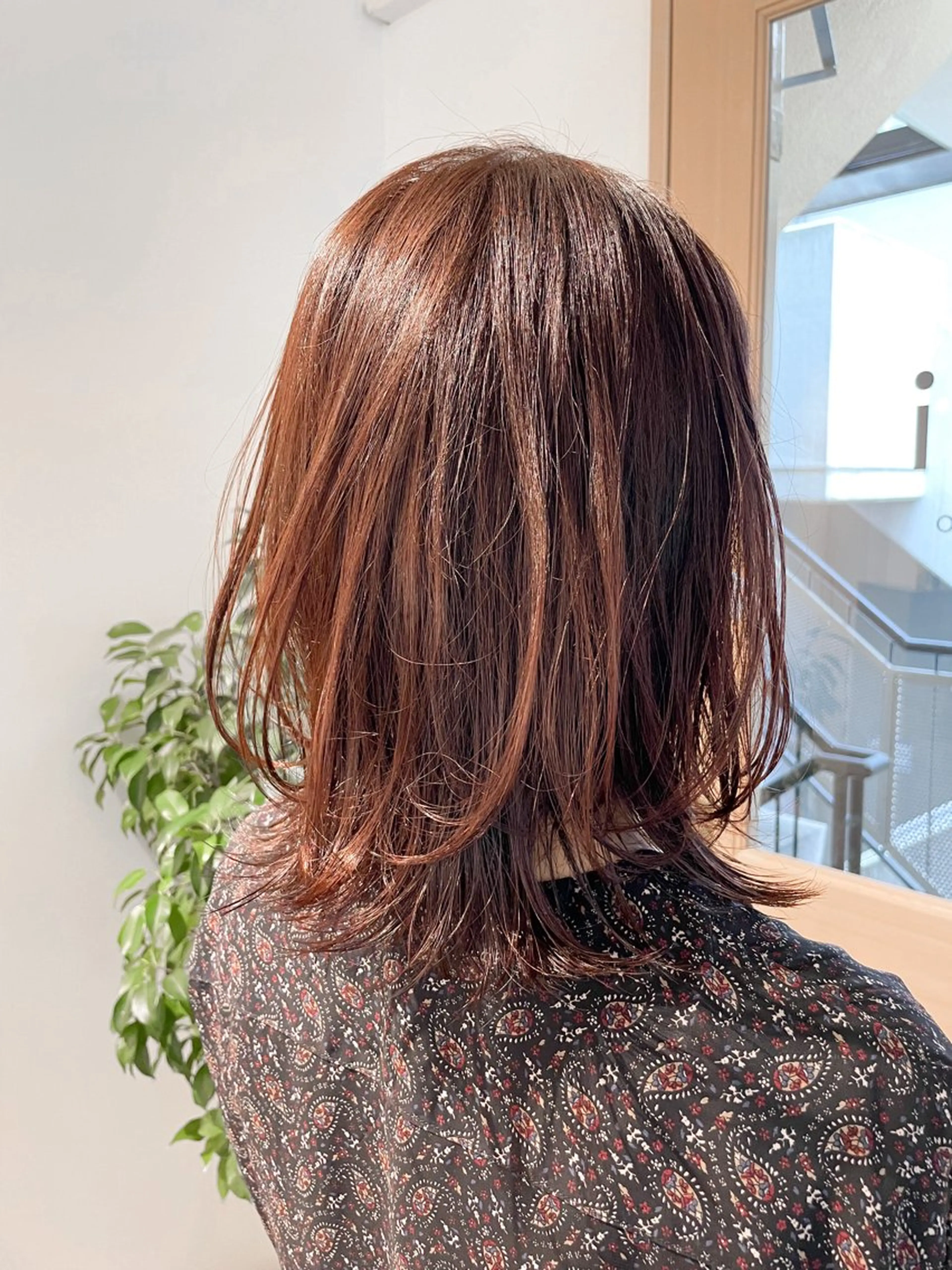 ミディアム カラー ヘアカラー トリートメント 💖竹島 遥楓💖のヘアスタイル