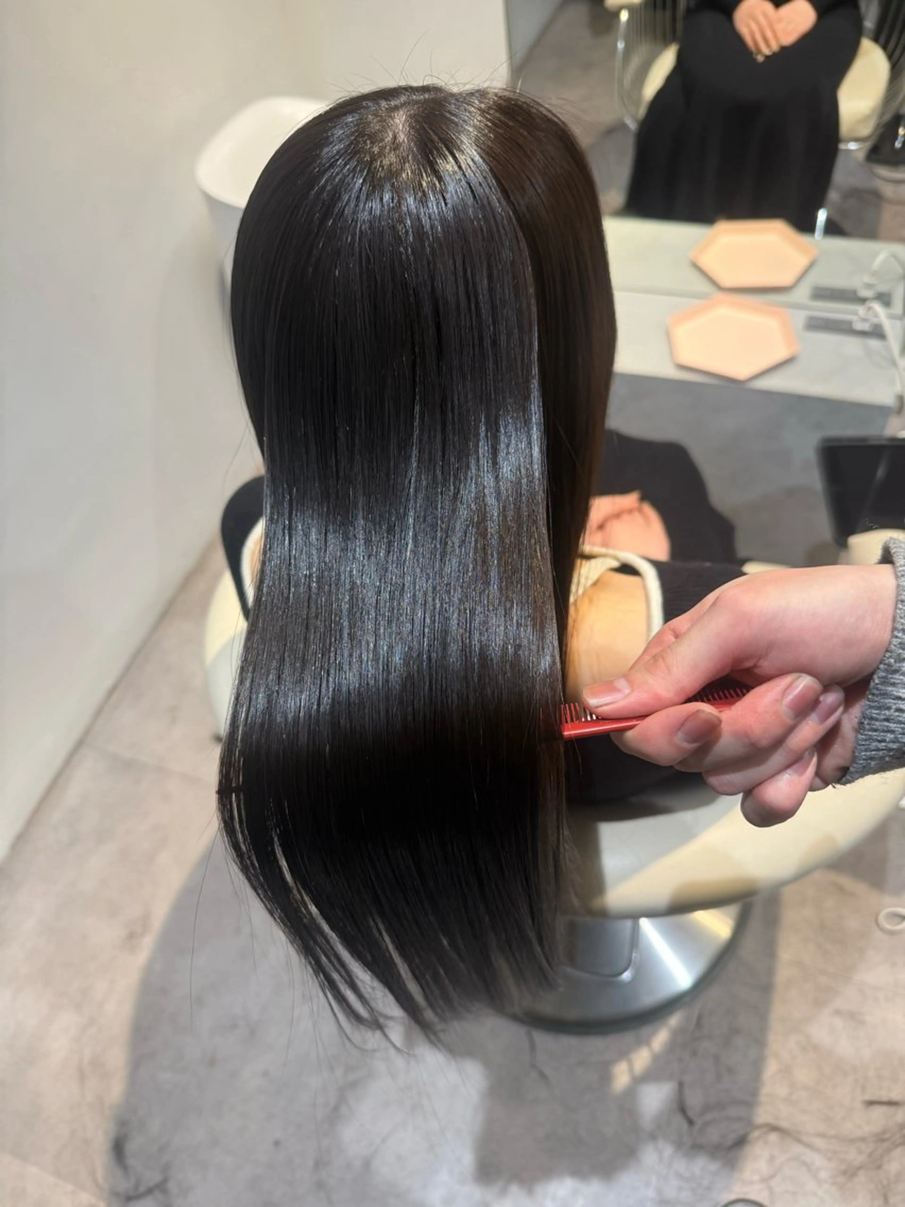 ロング カラー 透明感カラー グレージュ 髪質改善 トリートメント カット ヘアカラー トリートメント 💎透明感カラー特化 💎TAISEIのヘアスタイル