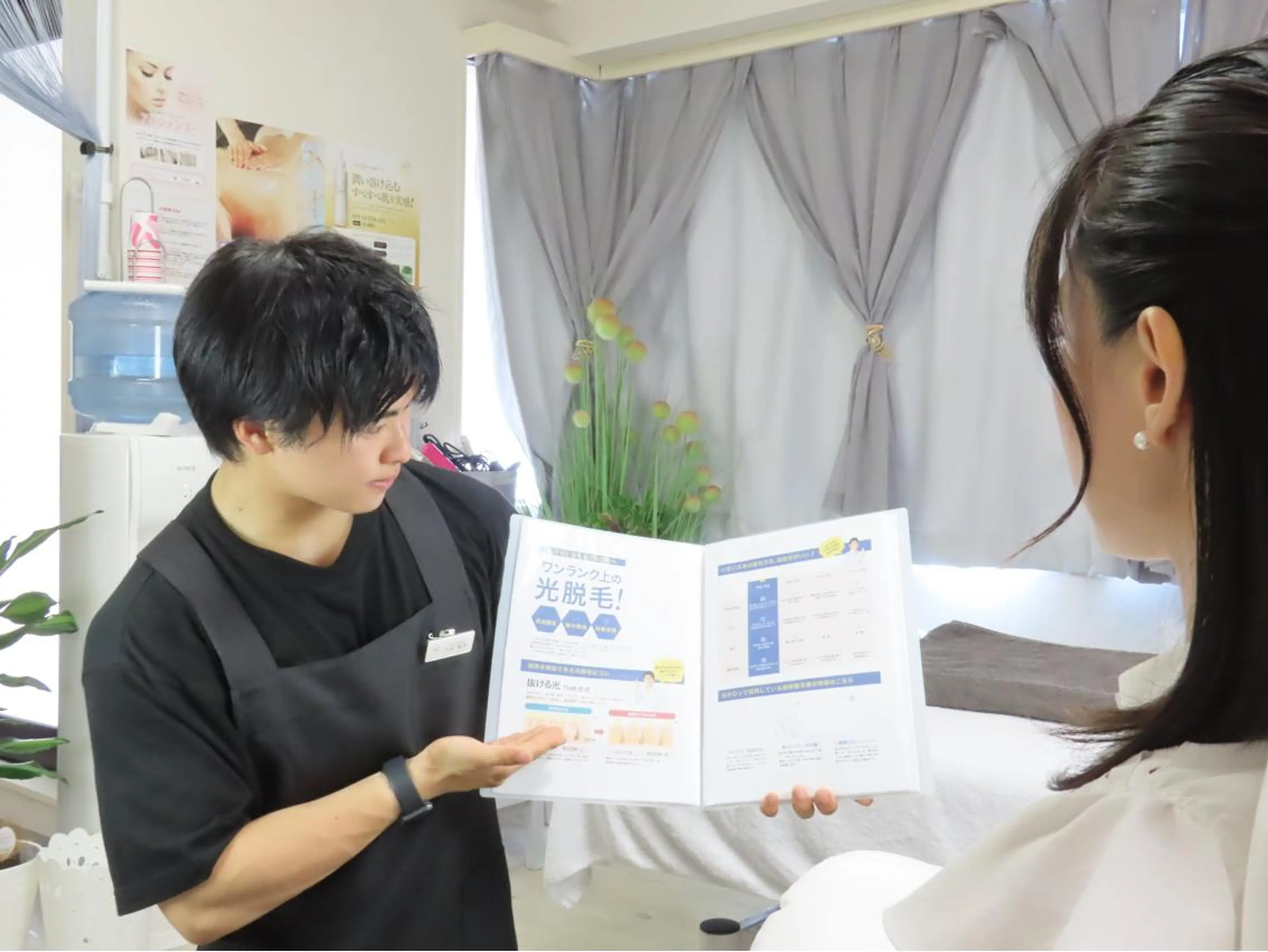 男性　全身光脱毛　(VIO、顔なし)回数:1回　都度払い　¥15800→¥7900の写真