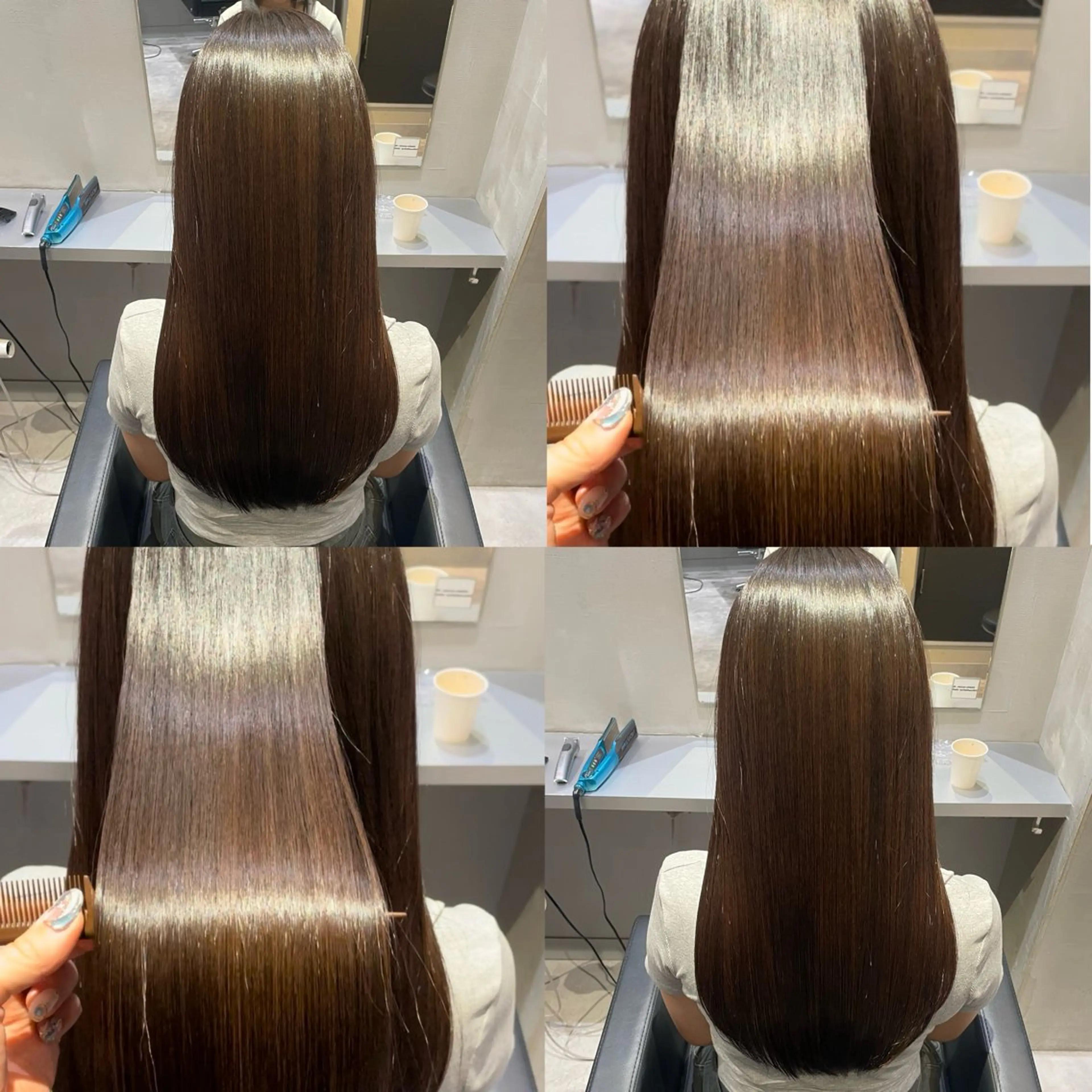 ロング カット ヘアカラー トリートメント 髪質改善×透明感× 艶髪🥀HIYORIのヘアスタイル