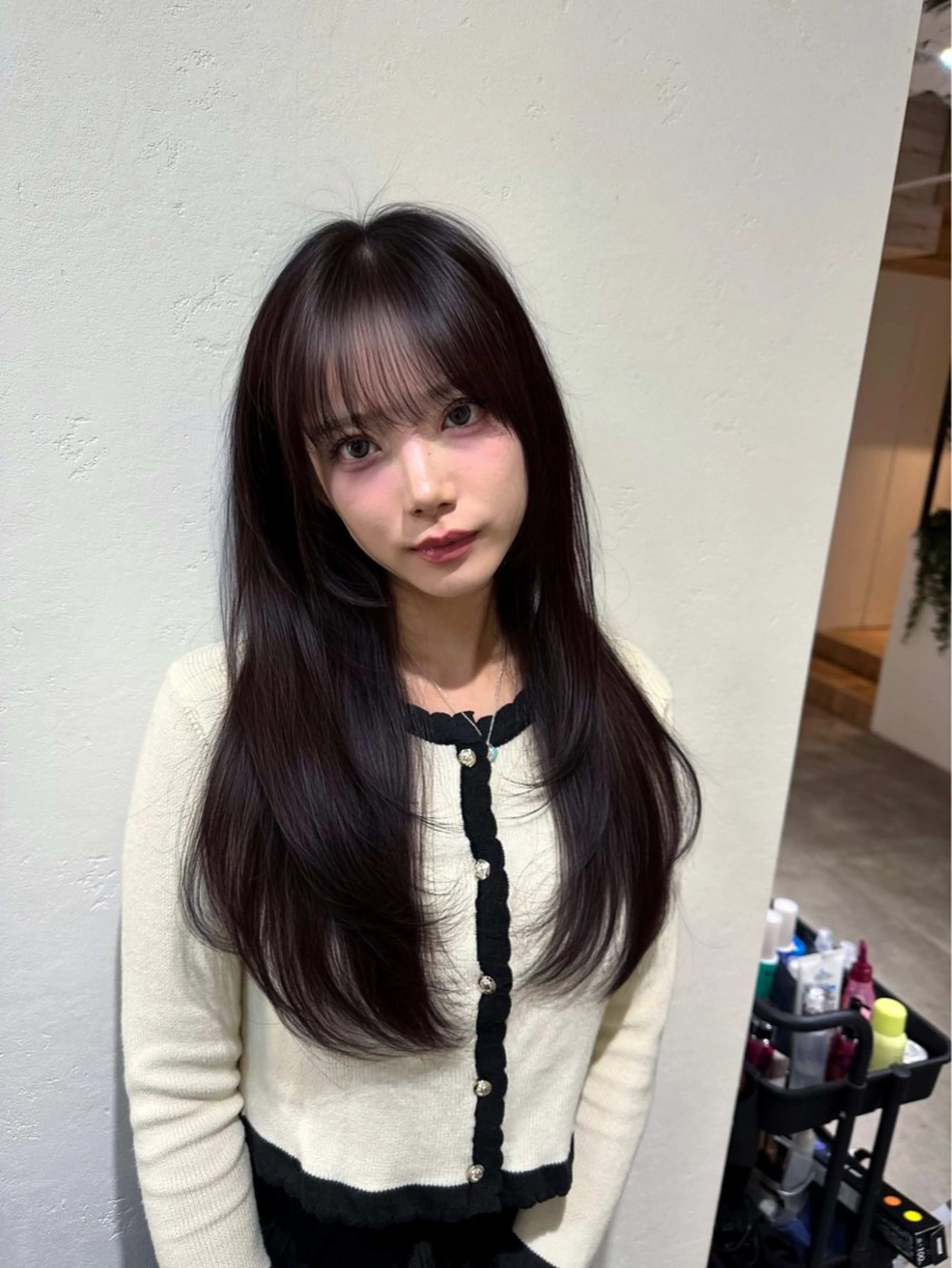 ロング 韓国風パーマ/ 韓国ヘア/大森千寛のヘアスタイル