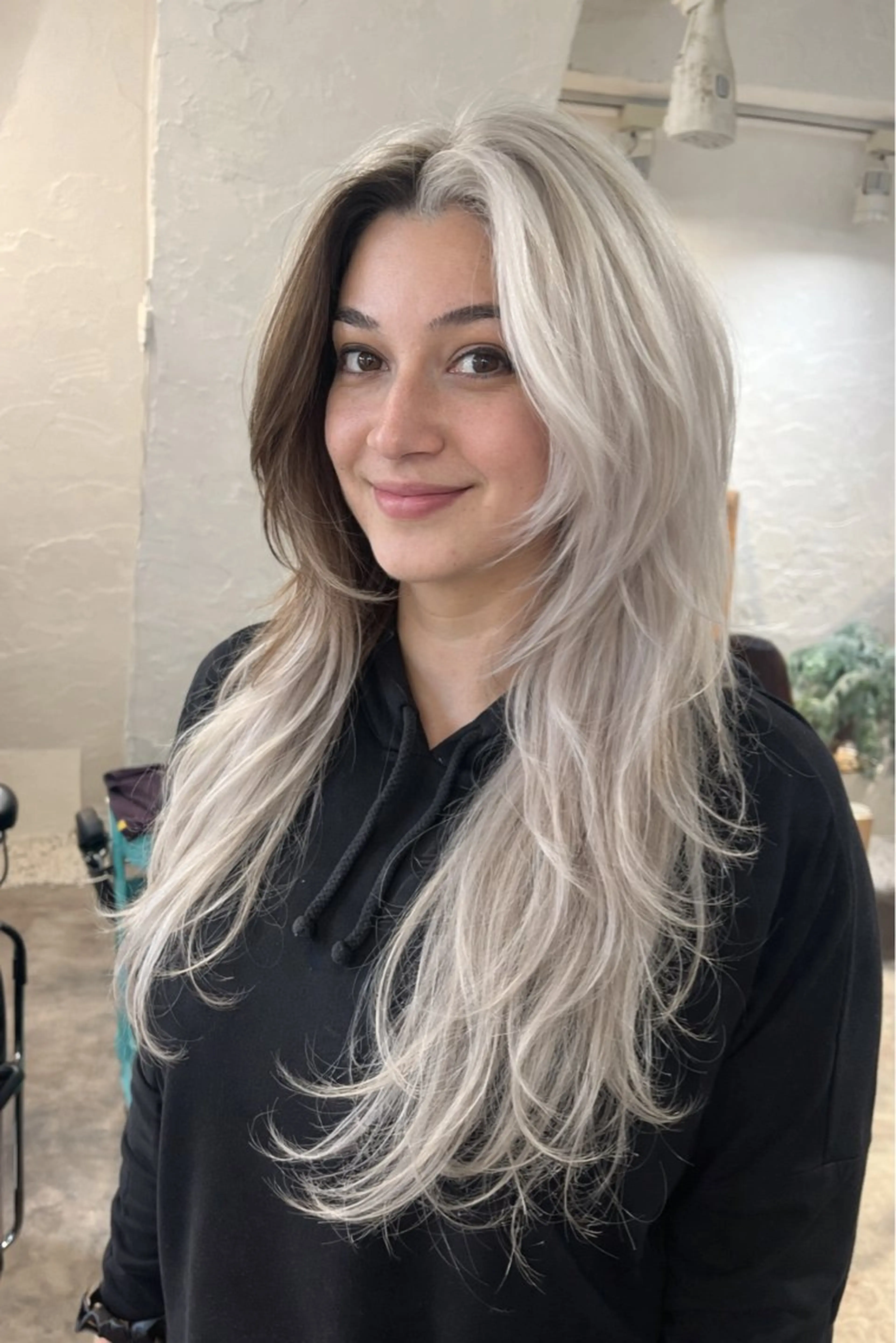 ロング カラー ヘアカラー トリートメント 新宿/髪質改善 艶カラー👶Renaのヘアスタイル