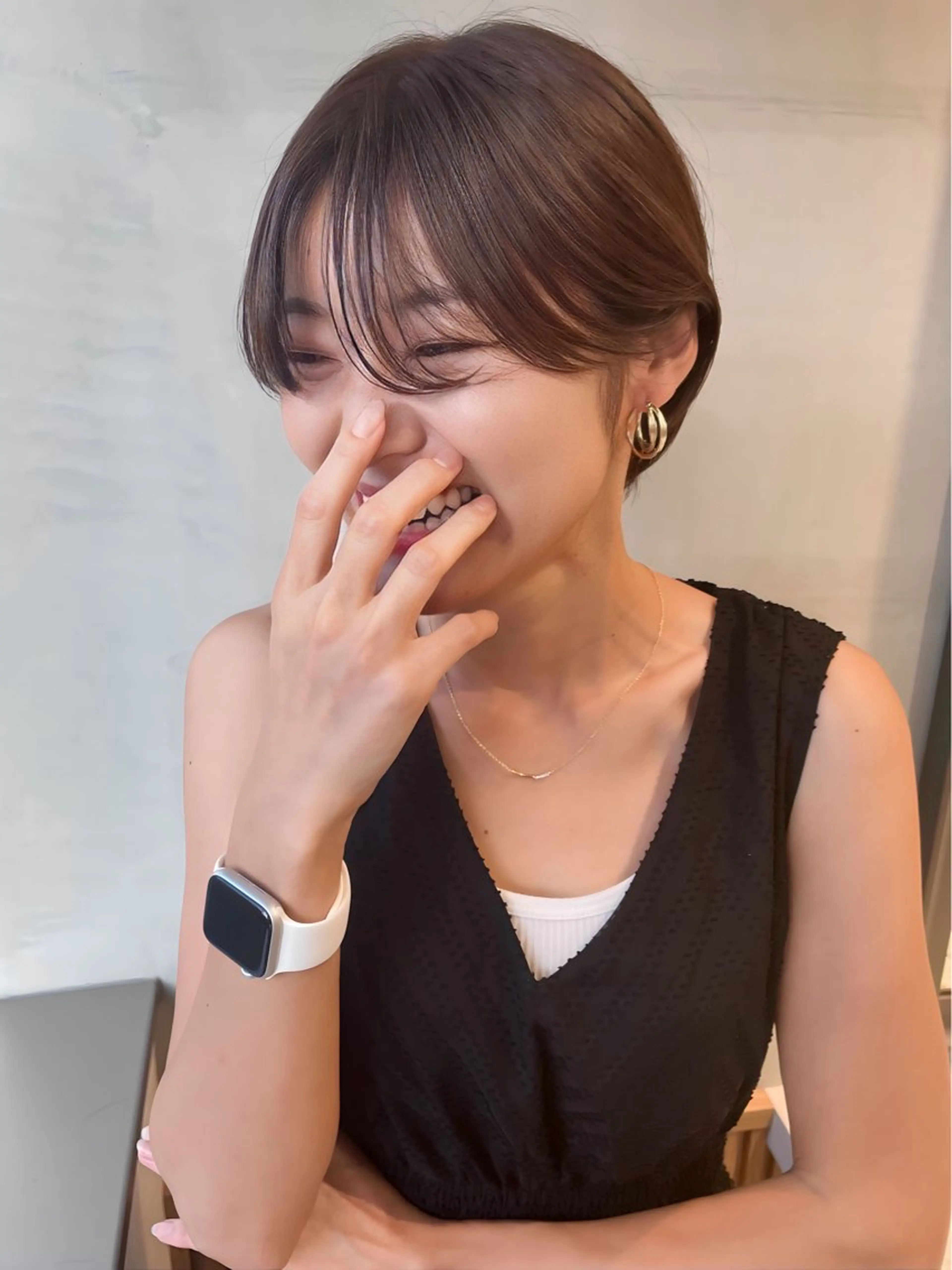 ショート 🎀大川 錬🎀 ブリーチなしWカラーのヘアスタイル