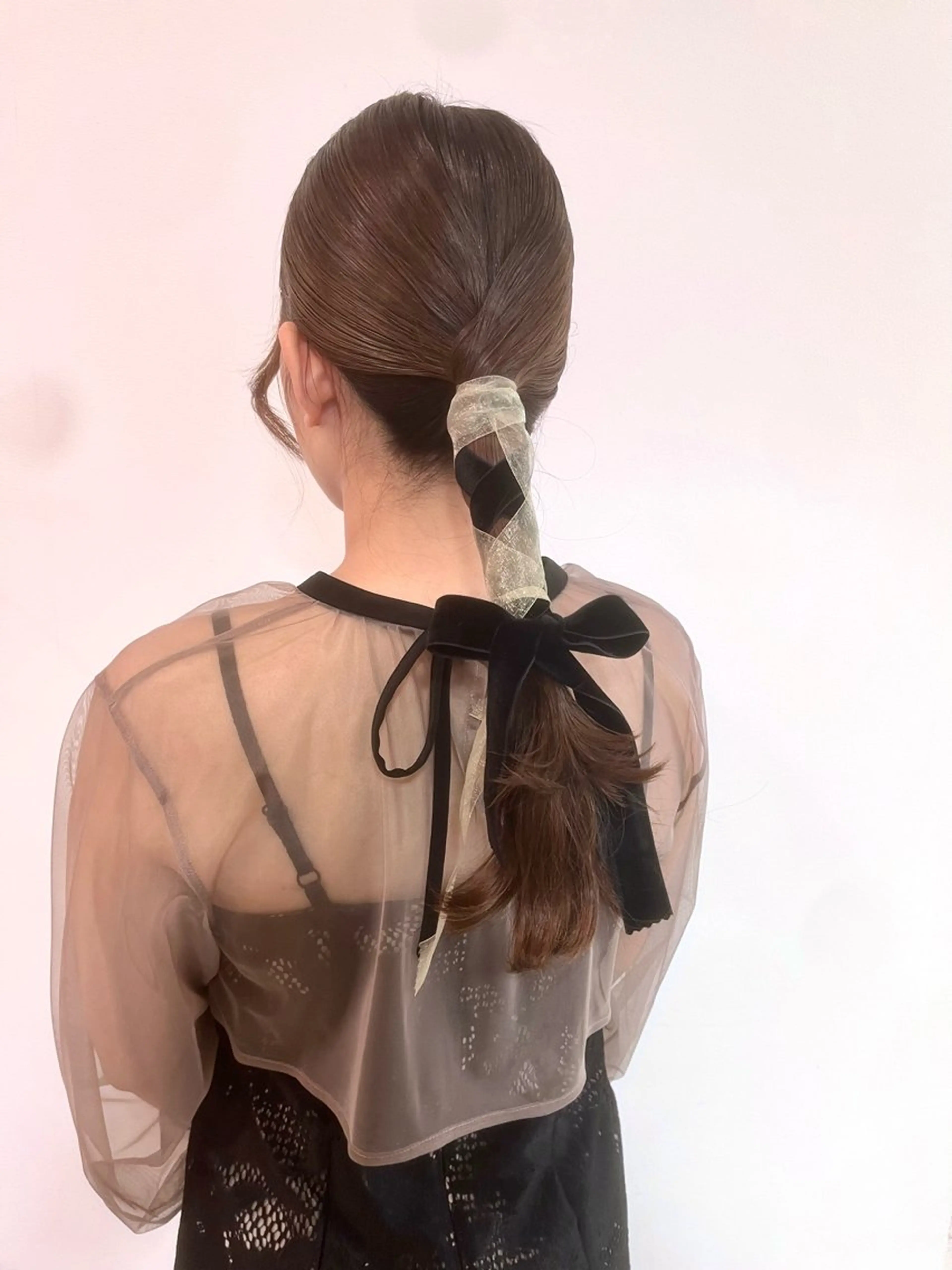 ロング ヘアアレンジ ヘアセット ブリーチなし/ レイヤー🌿runaのヘアスタイル