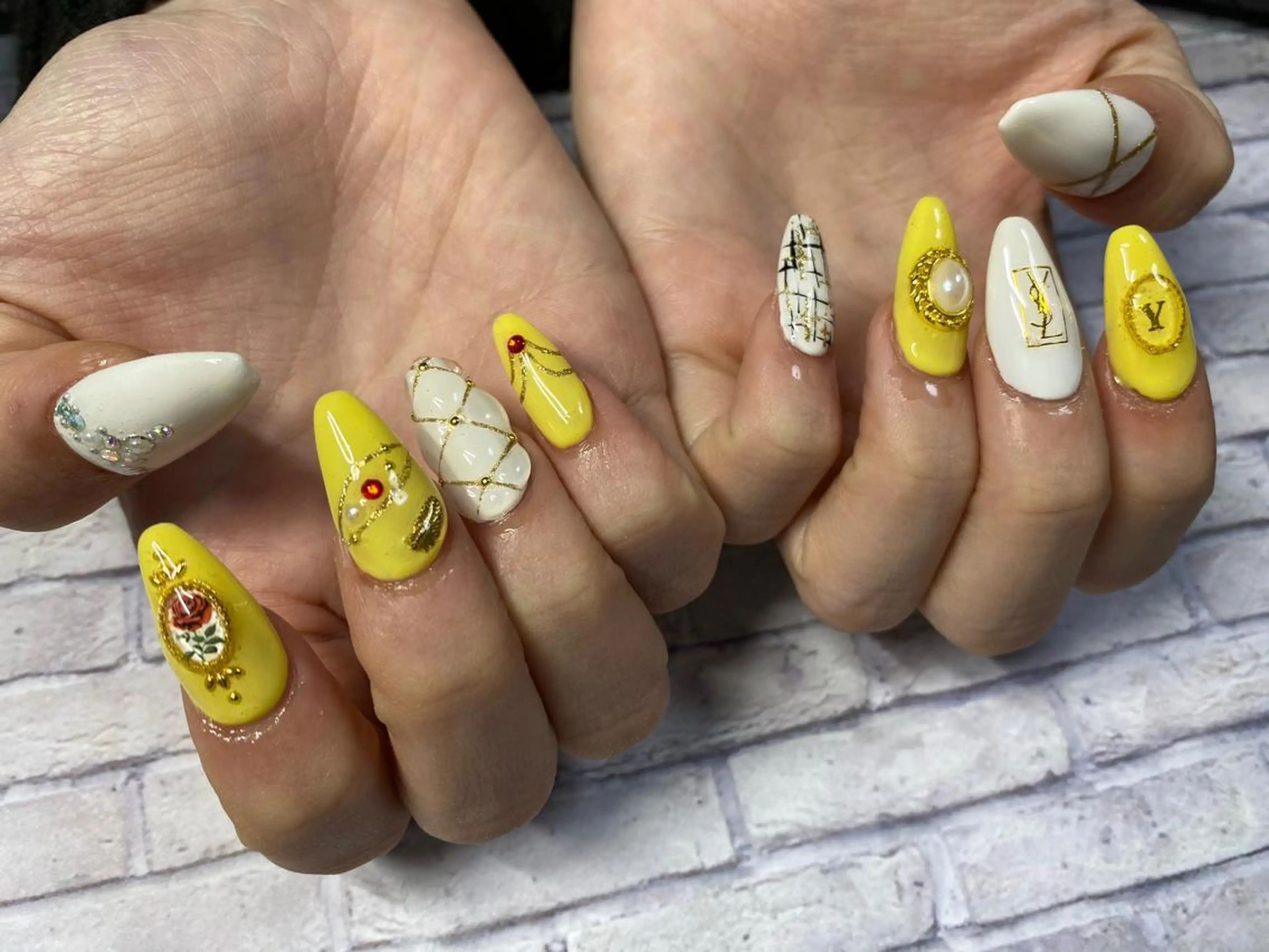 ネイル ハンドネイル Mana‪ ‪·͜· ❤︎‬のネイルデザイン