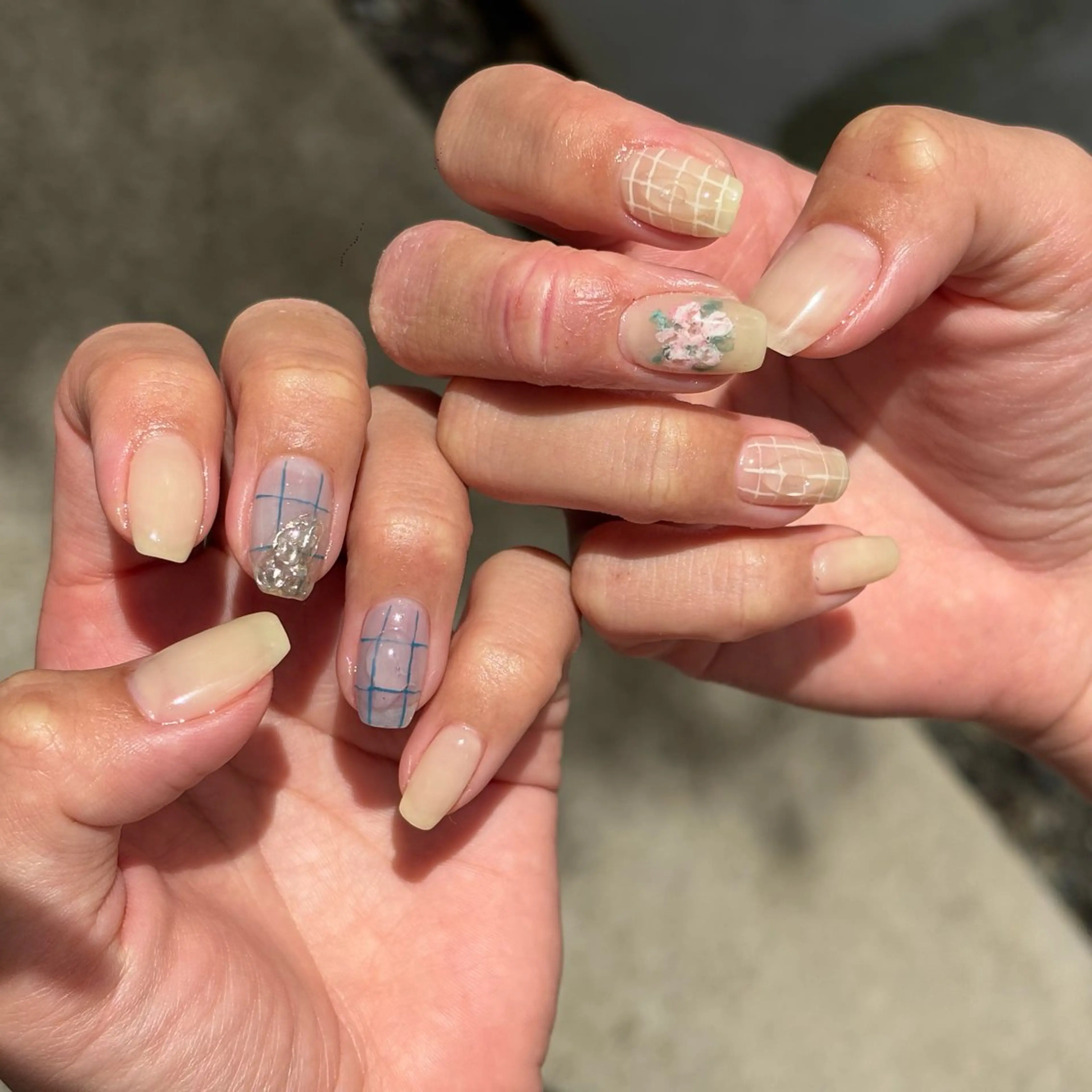 オフ込み練習モデル　　　　　　　　　　　　　【1時間45分限定】持ち込み5本アート🎨✨の写真