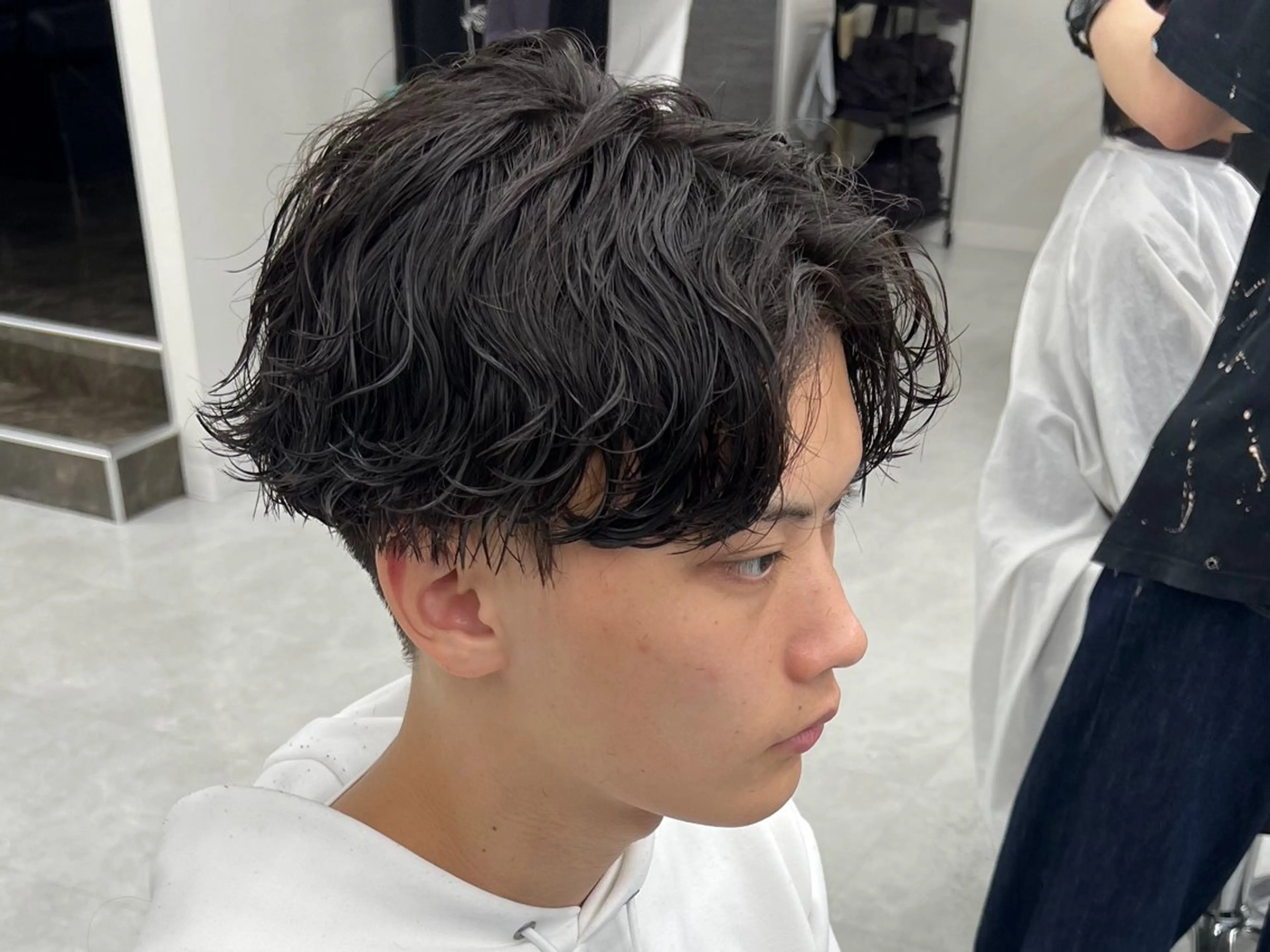 ショート パーマ メンズ カット パーマ ヘアセット 垢抜けメンズパーマ/ DAICHIのヘアスタイル