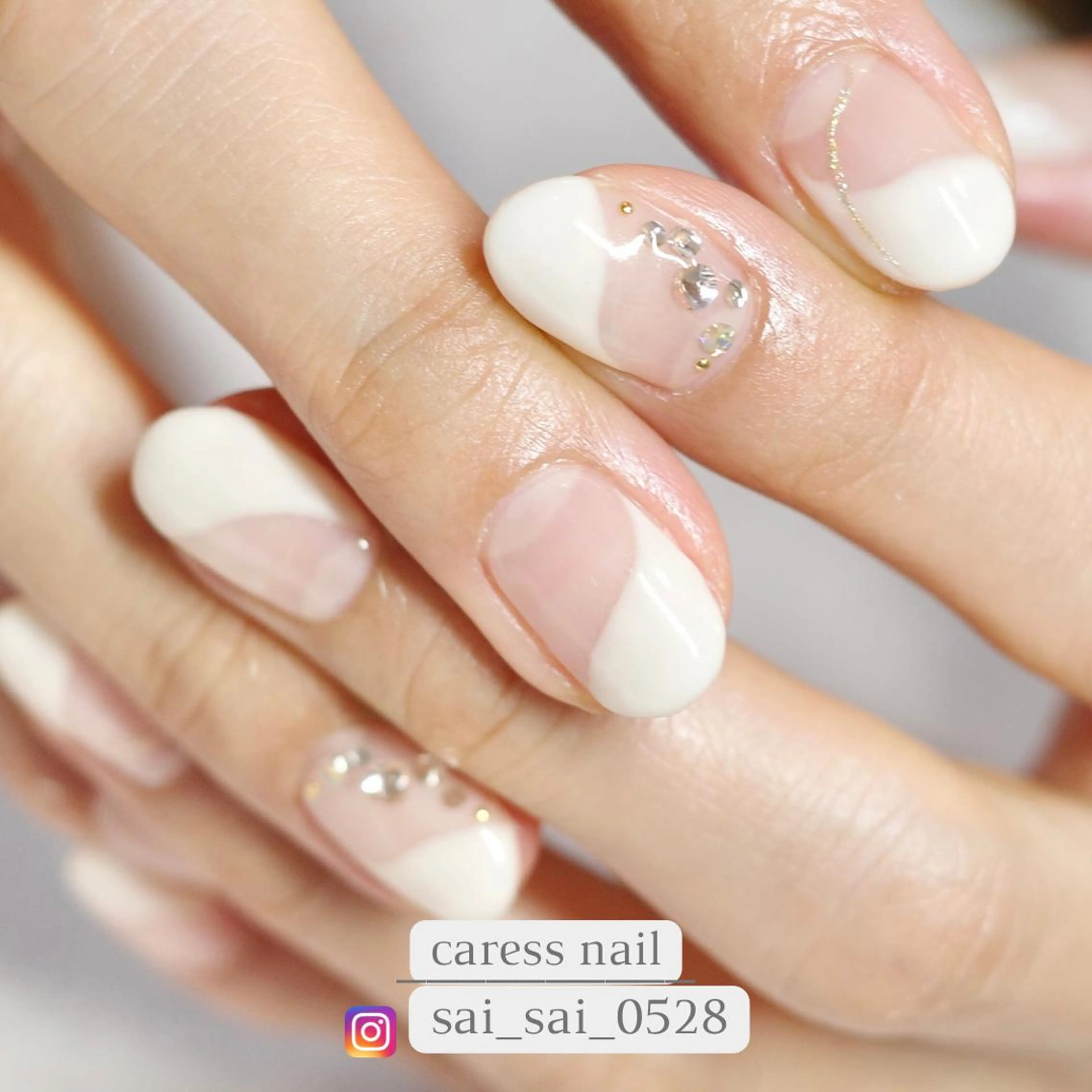 ネイル ハンドネイル caress  nail カレスネイル　代々木上原所属・カレスネイル さいのネイルデザイン