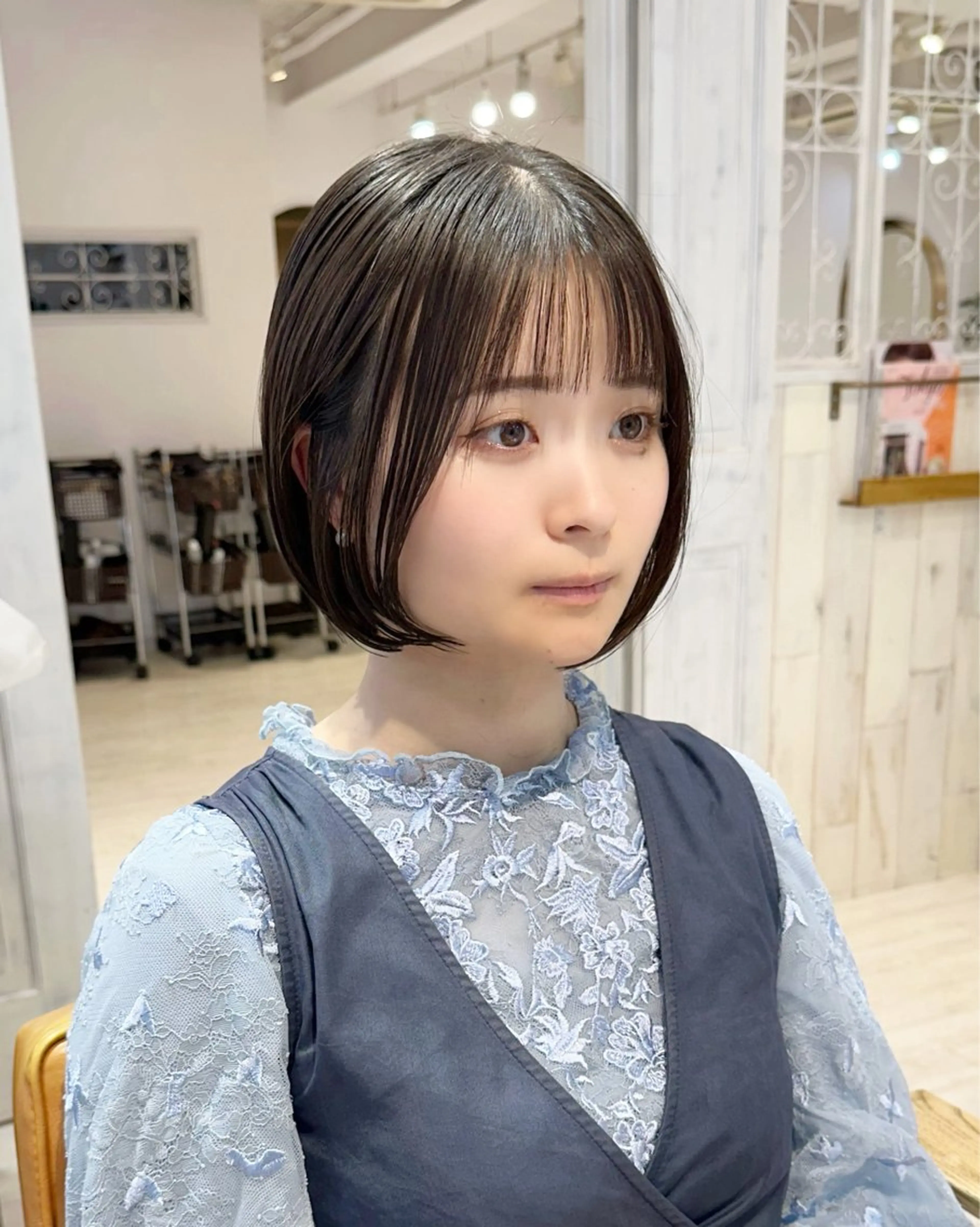 ショート カット トリートメント 縮毛矯正/ショート/ レイヤー/畑中正敏のヘアスタイル