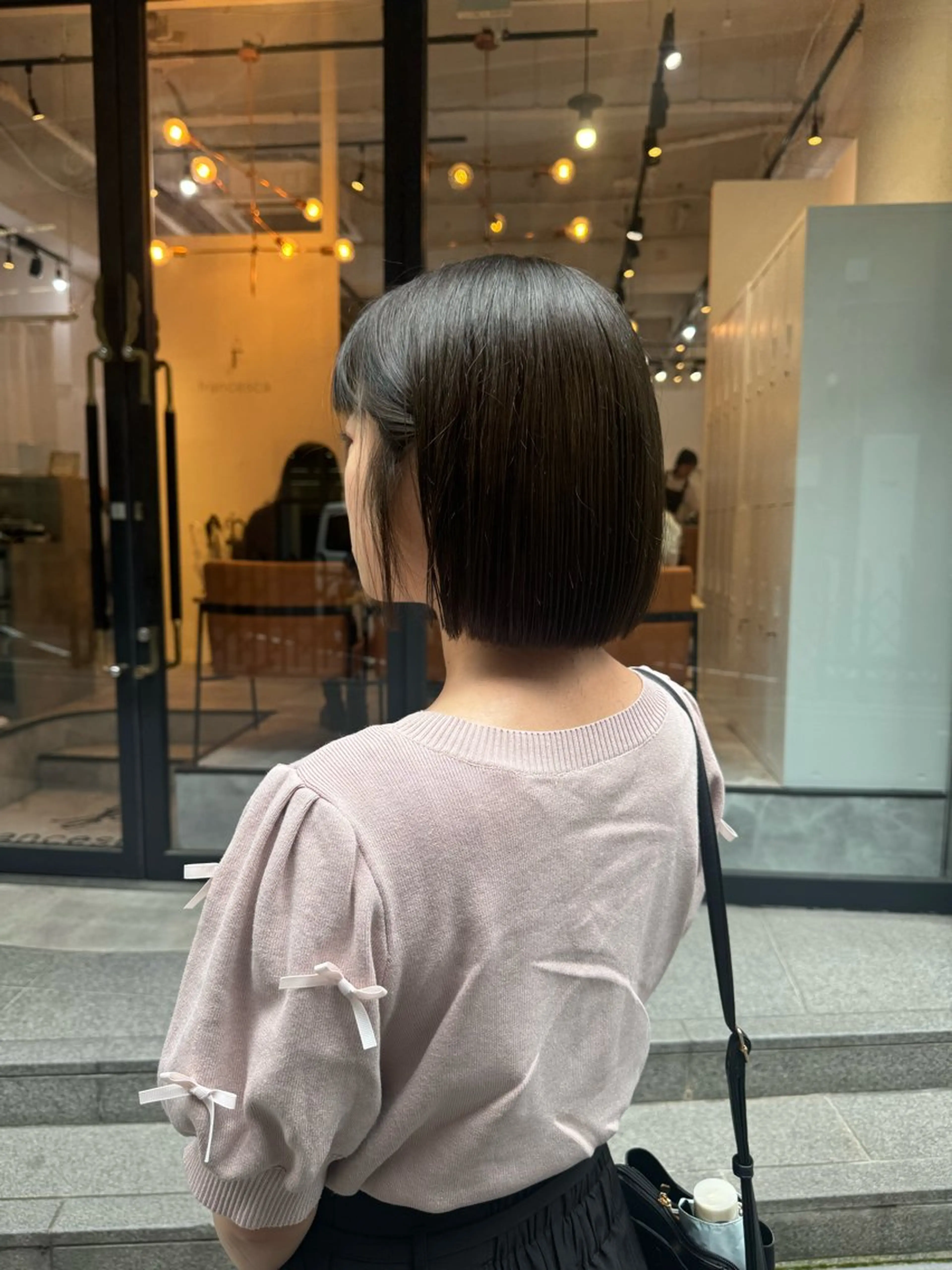 ショート カラー 赤み無し柔らかカラー 【梅田】madokaのヘアスタイル