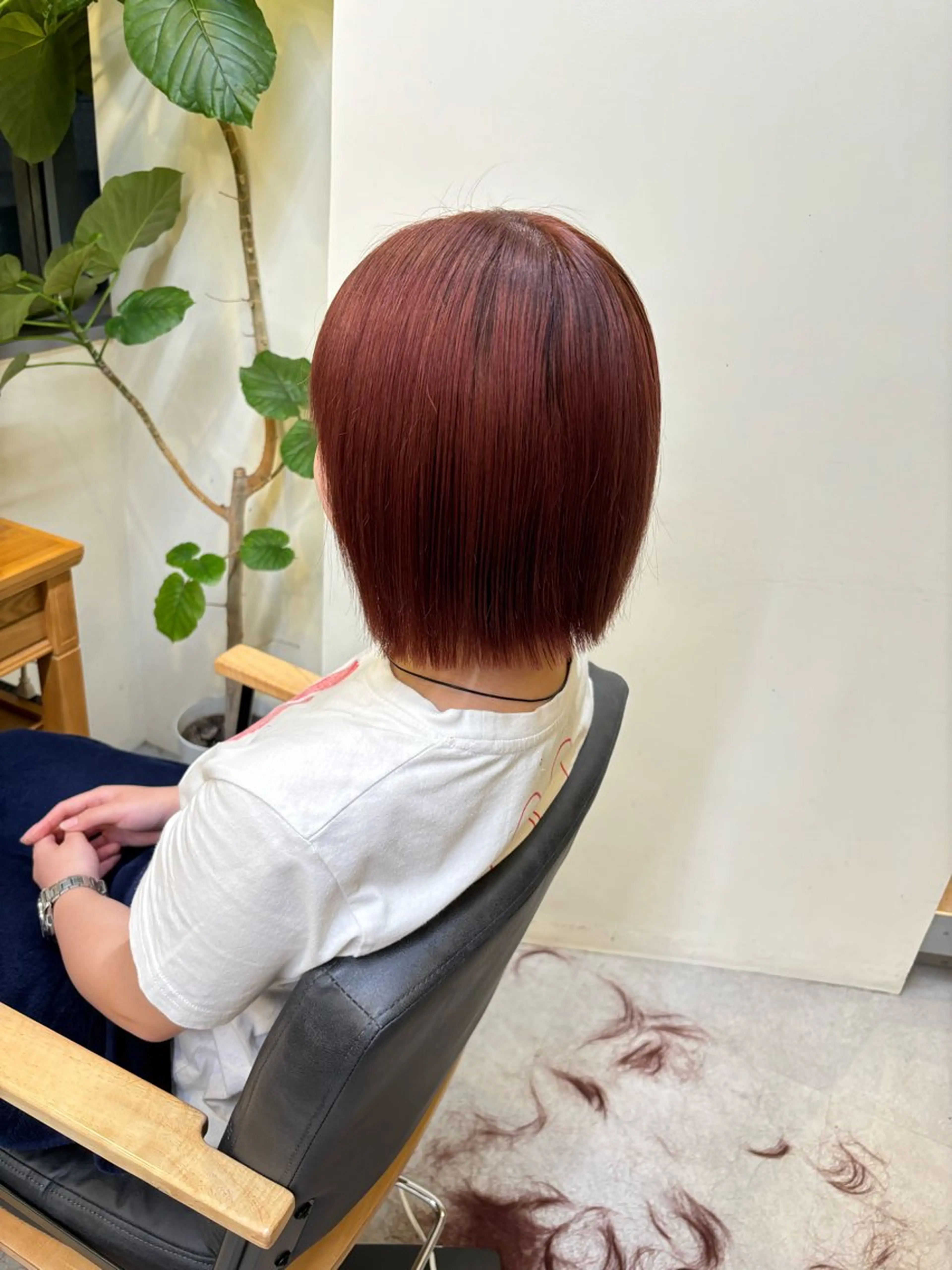 ミディアム カラー ボブ Hair pocket ritta所属・坂田 汐里のヘアスタイル