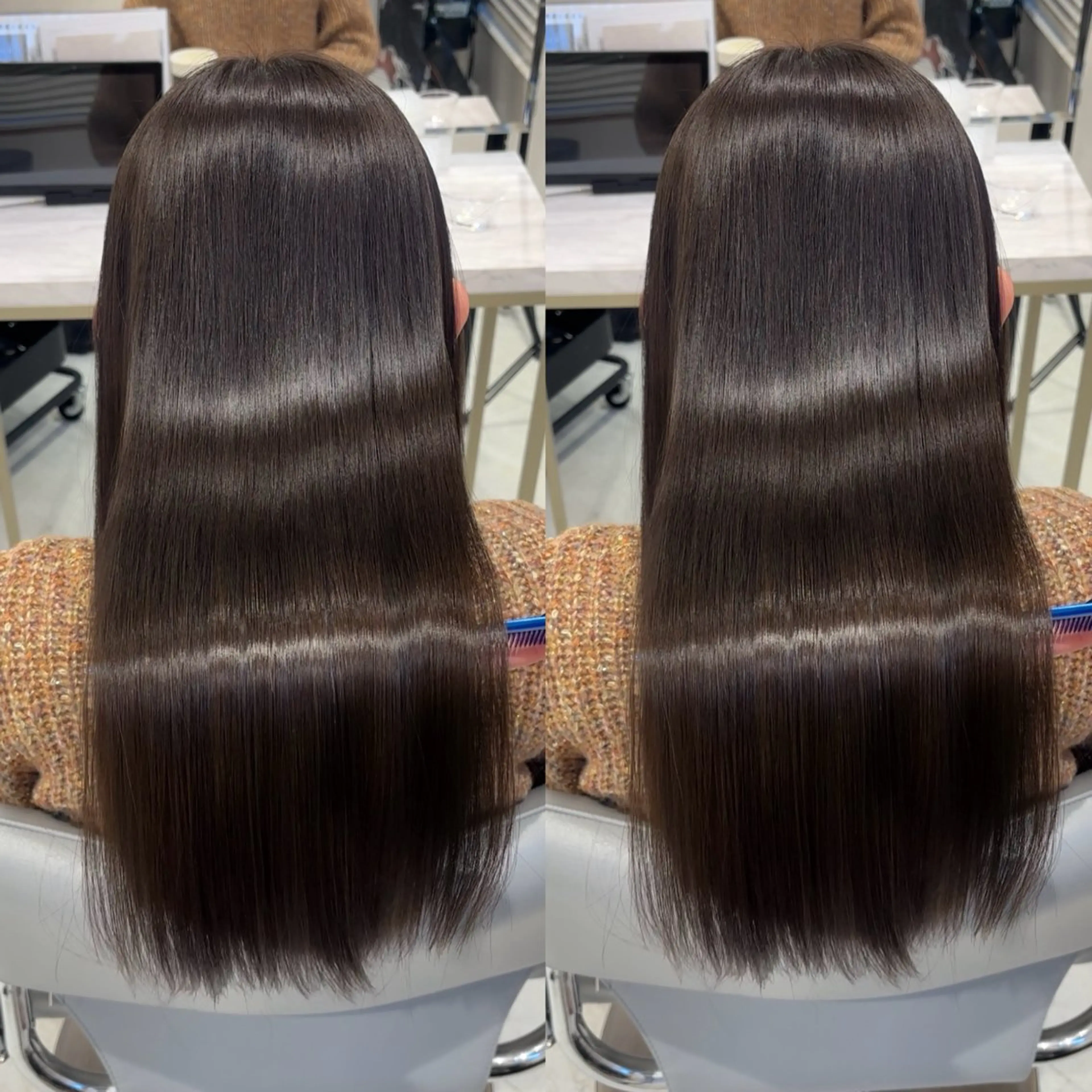 ロング カット ヘアカラー 縮毛矯正 トリートメント 新宿No.1艶髪矯正 美艶カラー/FUKAのヘアスタイル