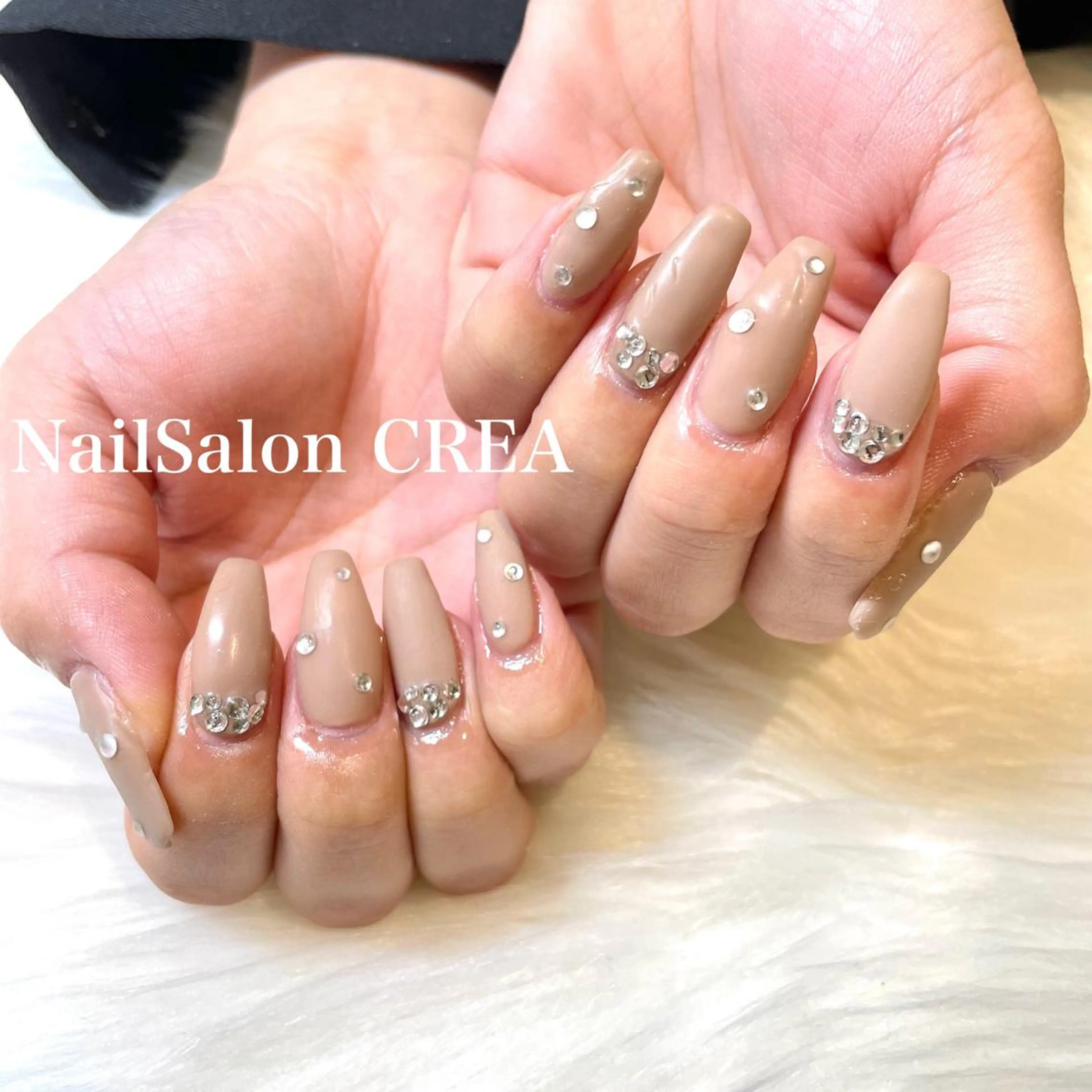 ネイル マットネイル ハンドネイル NailSalon CREAのネイルデザイン