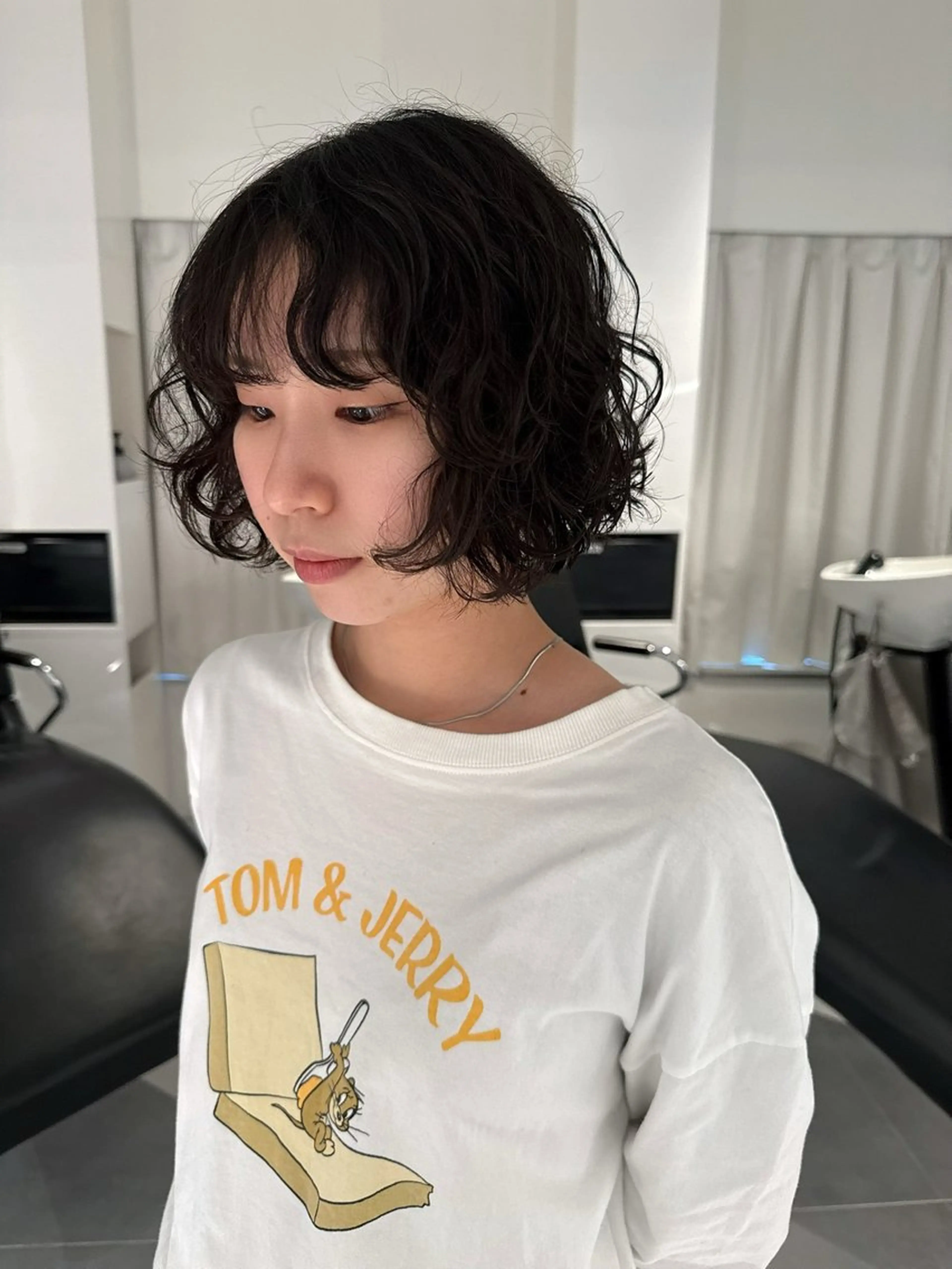 ショート パーマ ボブ カット パーマ 🍬パーマスタイル 🍬YURAのヘアスタイル