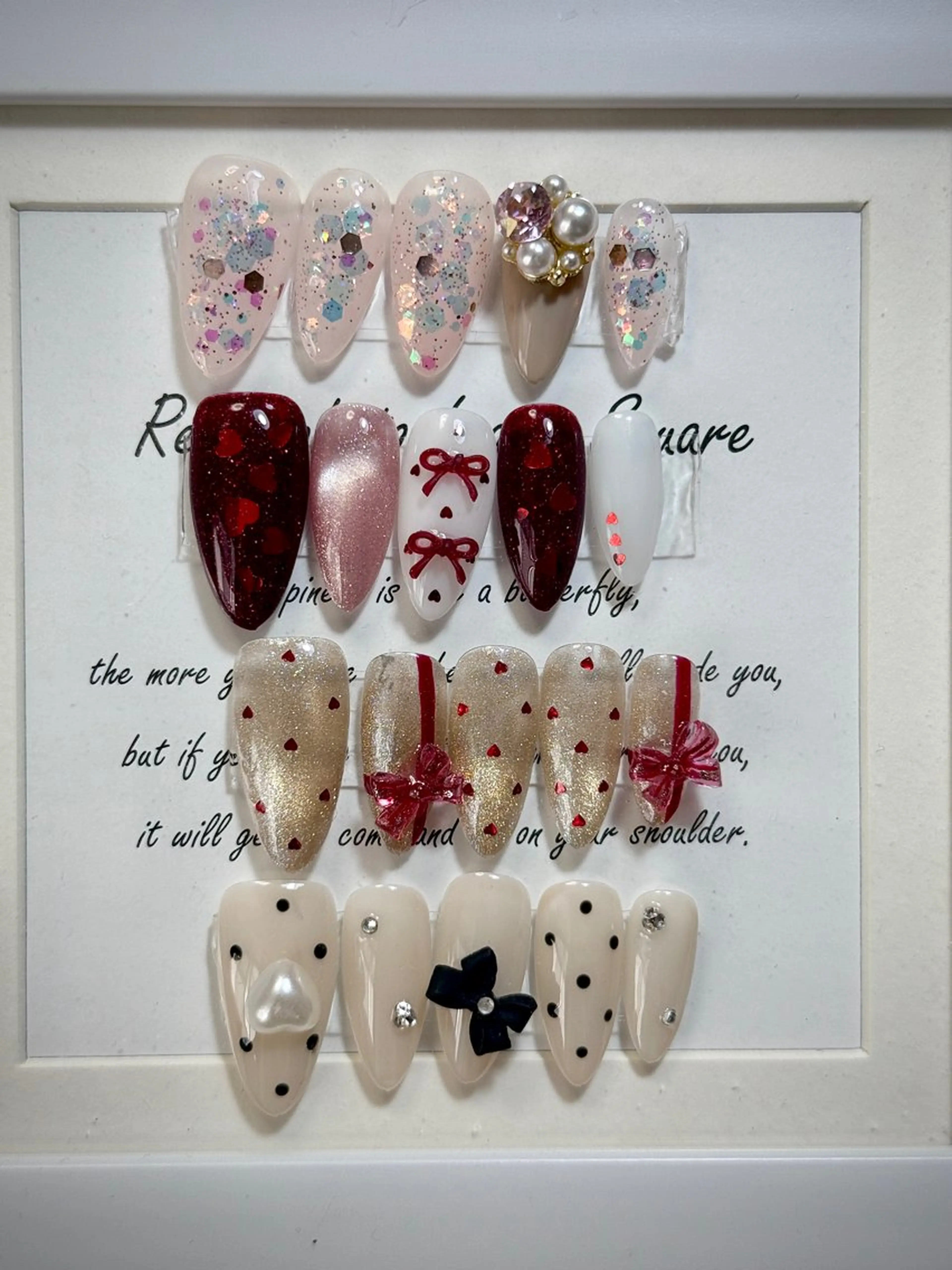 【長さ出し】バレンタイン、限定定額デザイン¥10520の写真