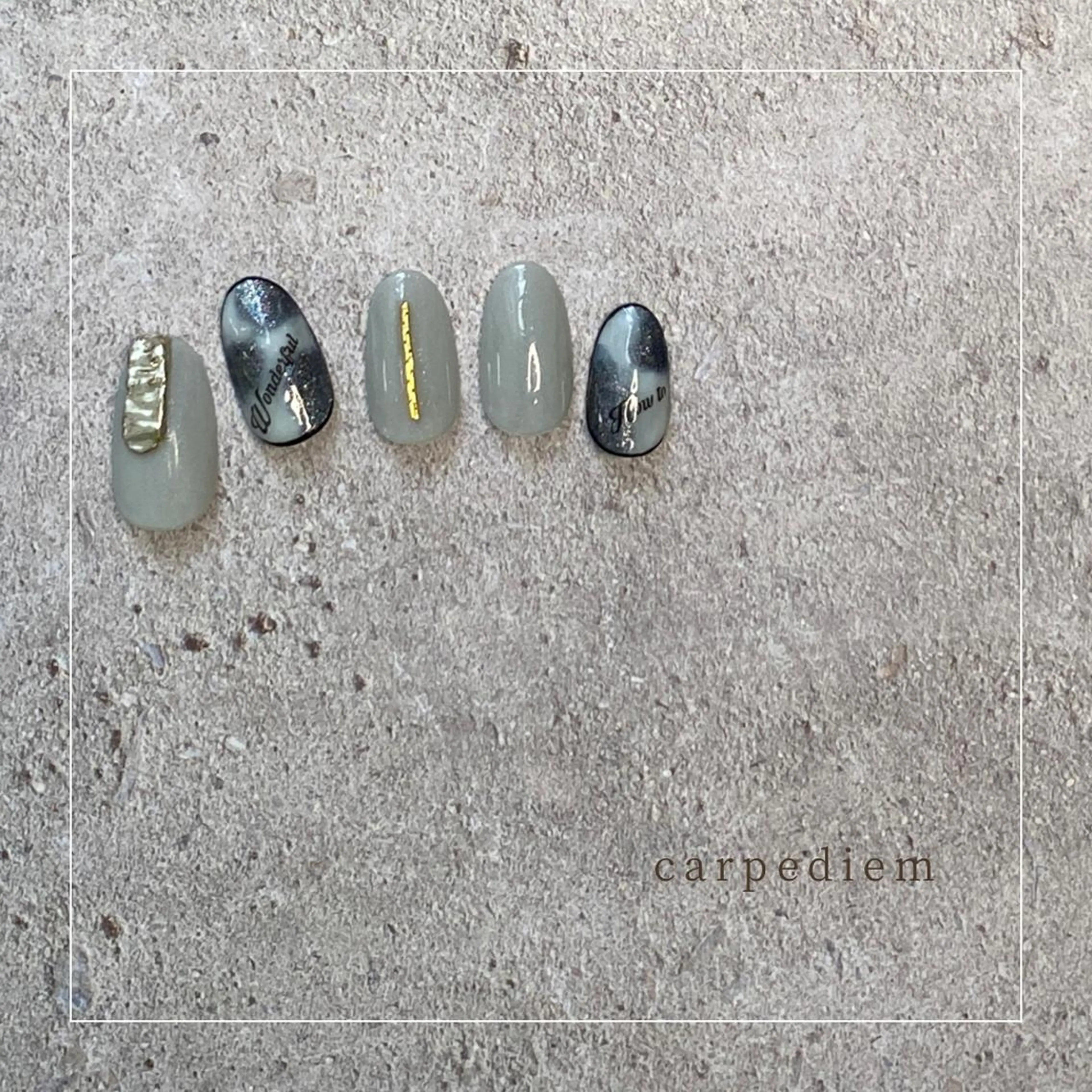 ネイル 城東区ネイルサロン carpediemのネイルデザイン