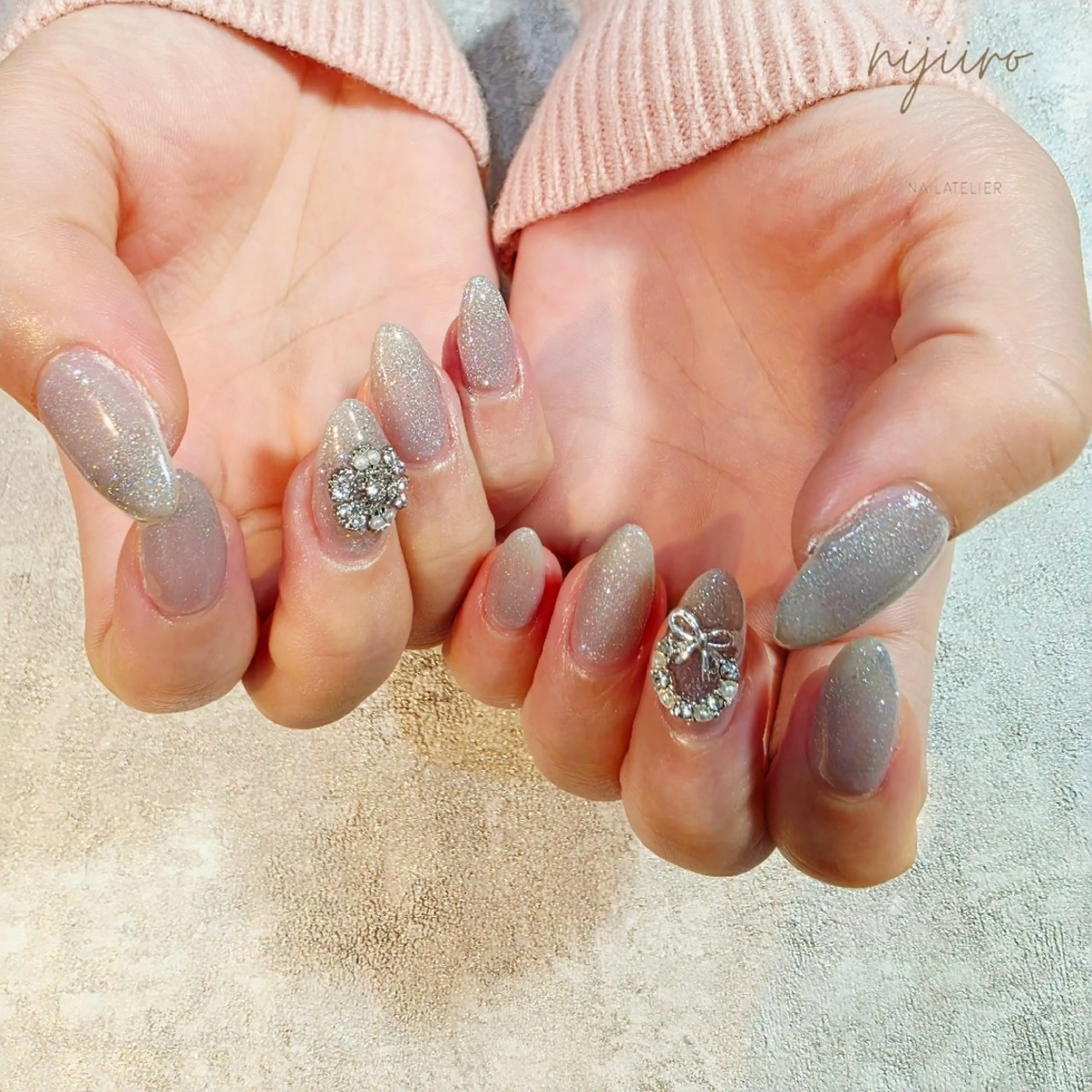 ネイル ハンドネイル nailatelier nijiiro.所属・nijiiro🌈 サトウのネイルデザイン