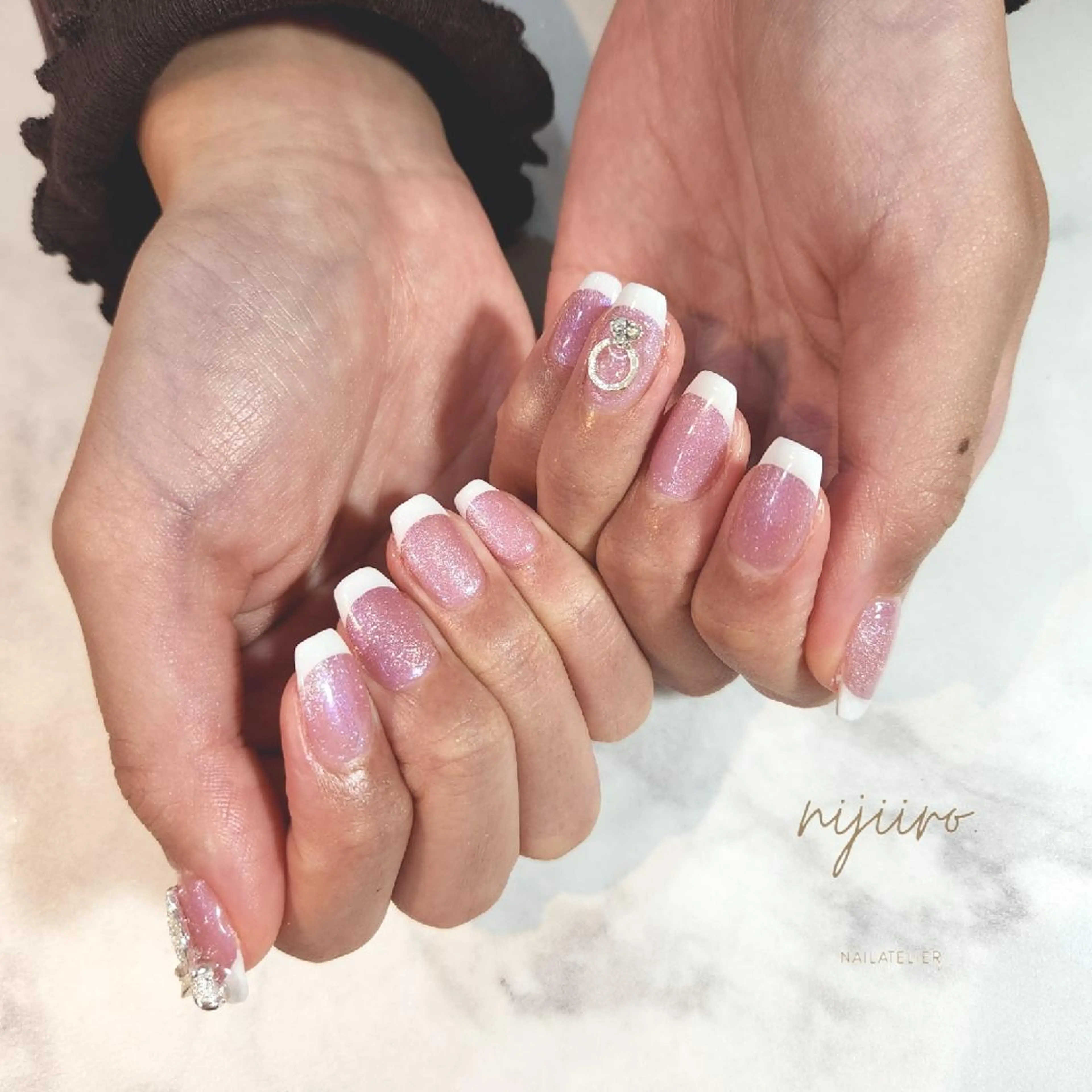 ネイル ハンドネイル nailatelier nijiiro.所属・nijiiro🌈 サトウのネイルデザイン