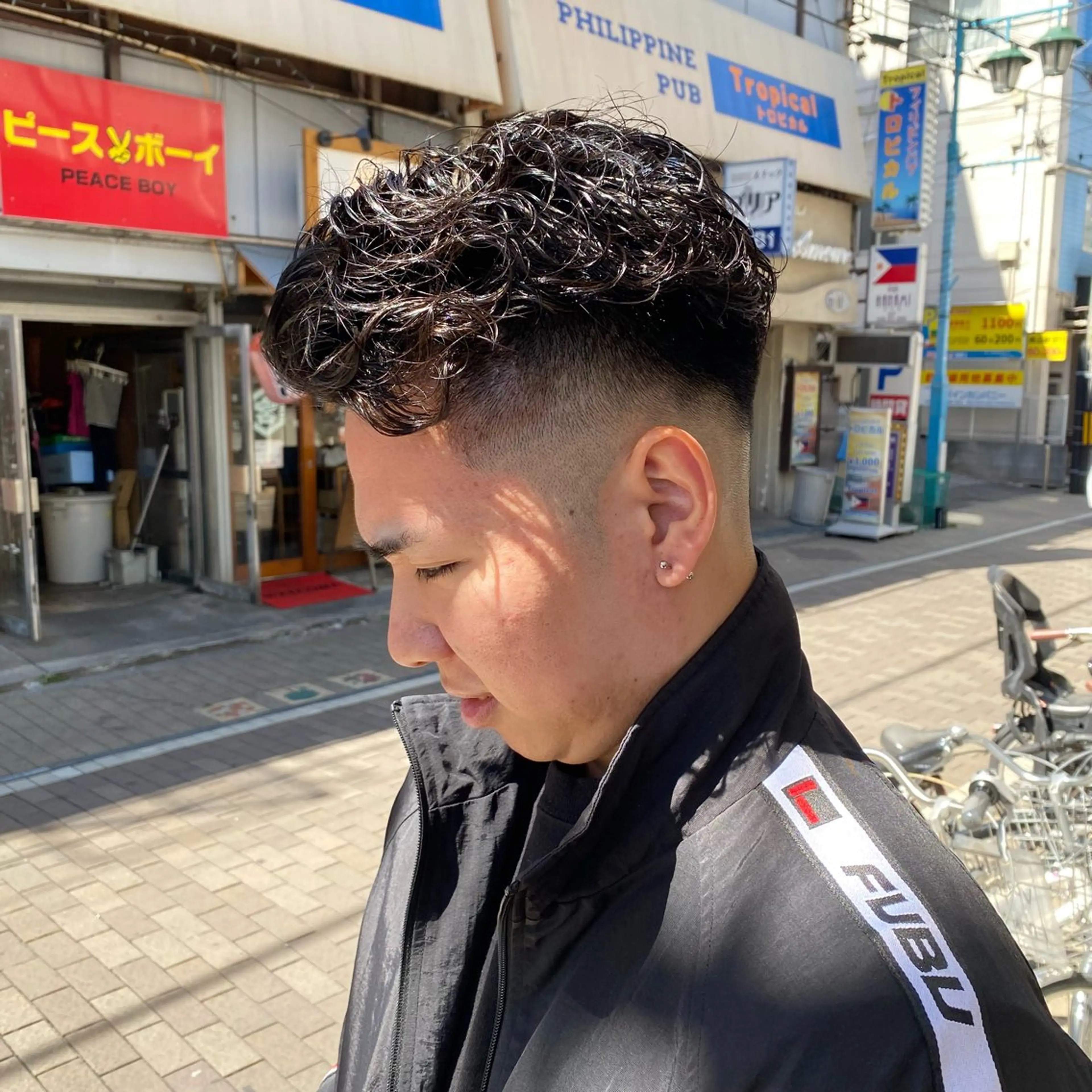 パーマ メンズ カット パーマ ミモリ ユウタのヘアスタイル