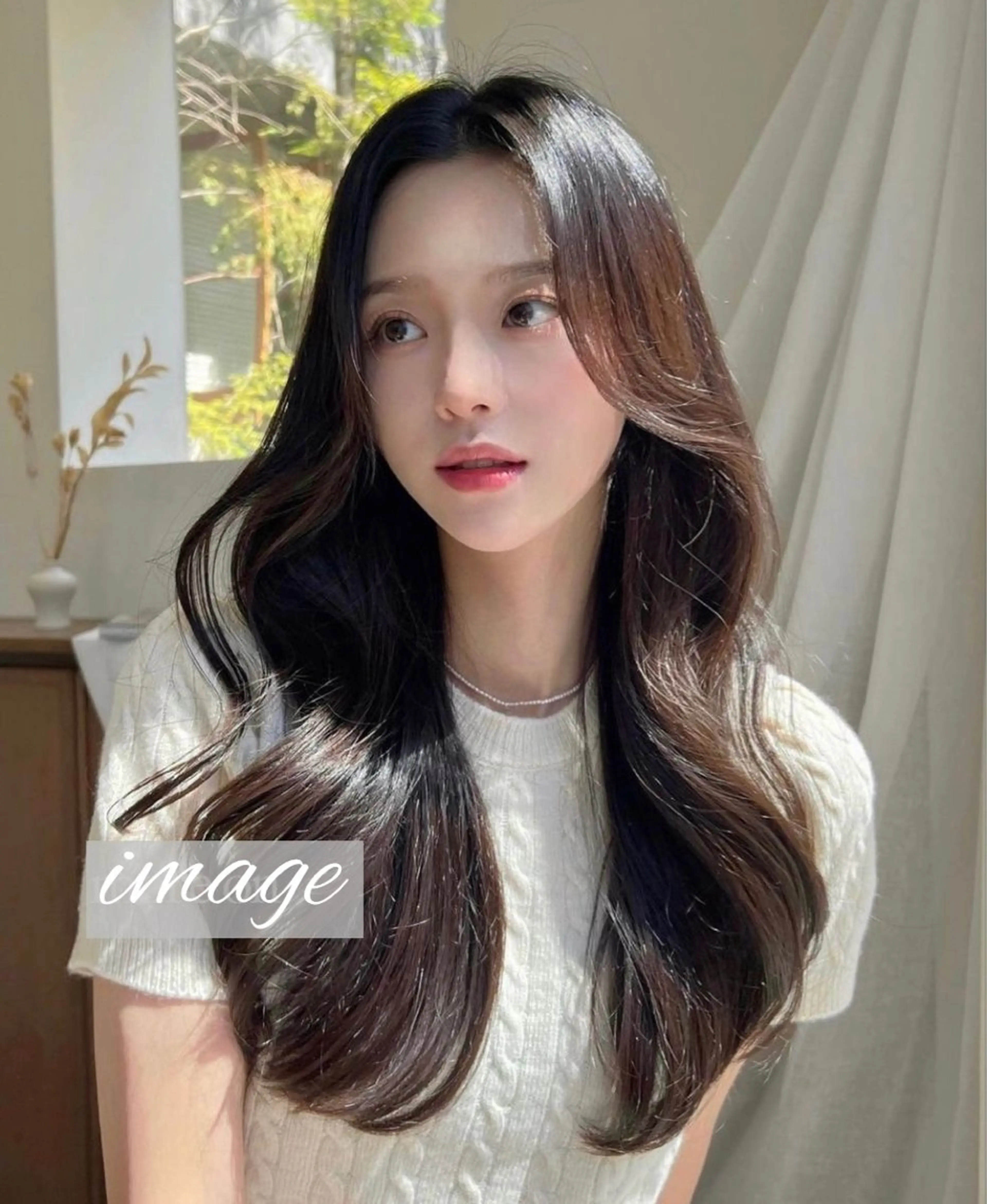 💐韓国好きの韓国カット🇰🇷+シルクカラー+visionオリジナルトリートメントの写真