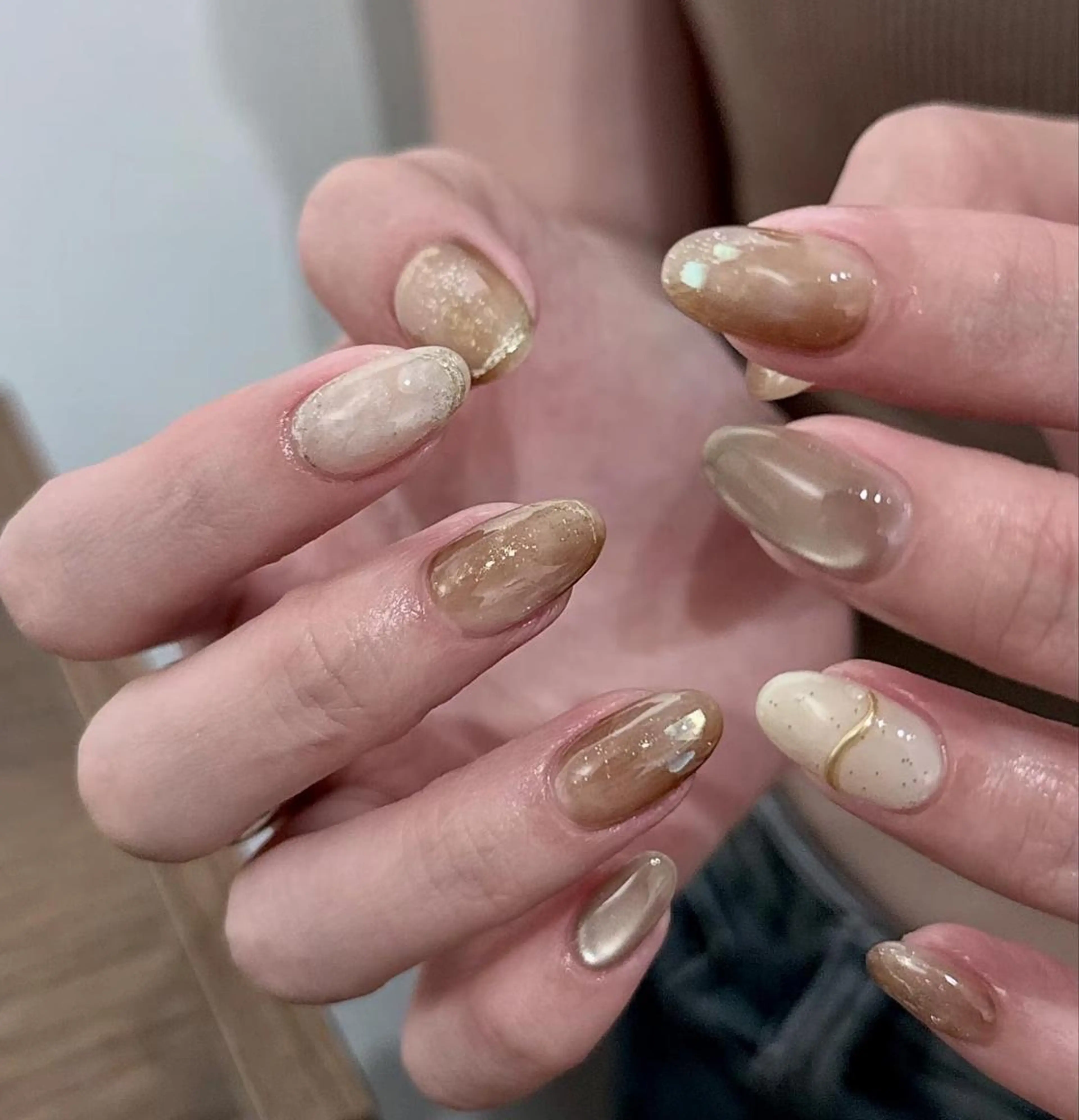 ネイル ハンドネイル By moonネイル 🌷ワンホン/韓国風のネイルデザイン