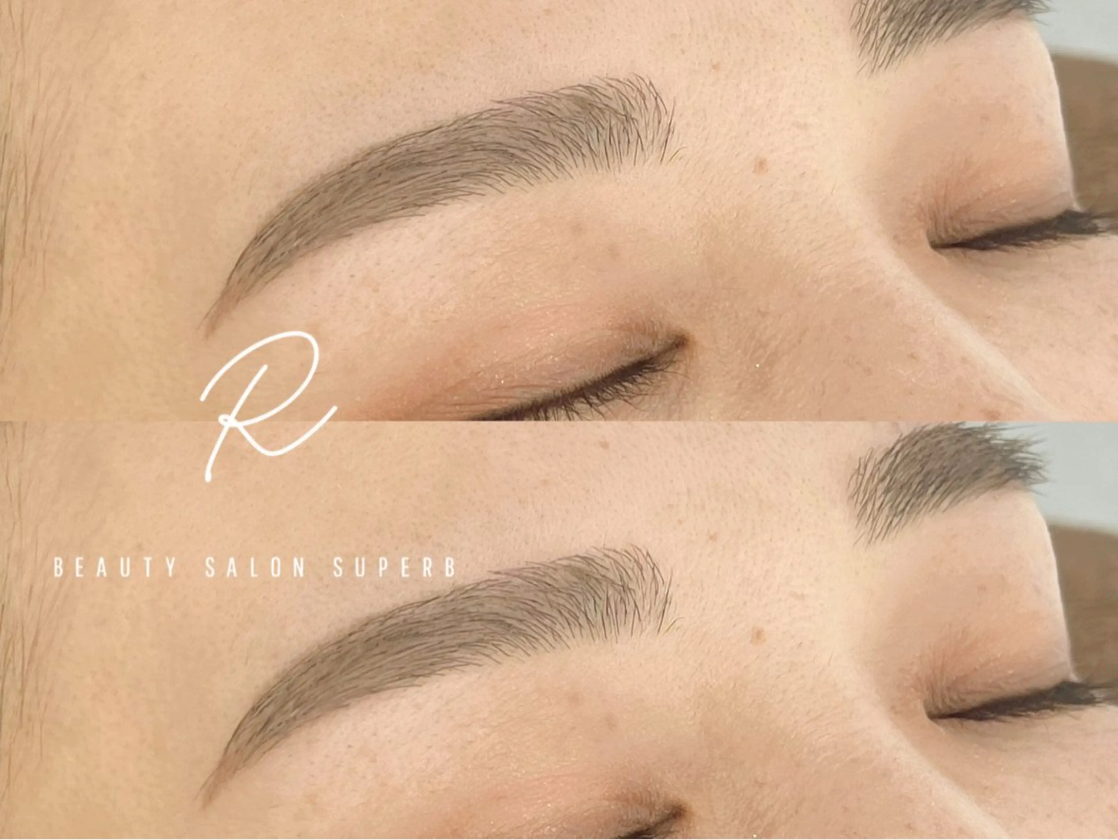 アイブロウ R/🤎 パーマ＆ブリーチ🔥のヘアスタイル