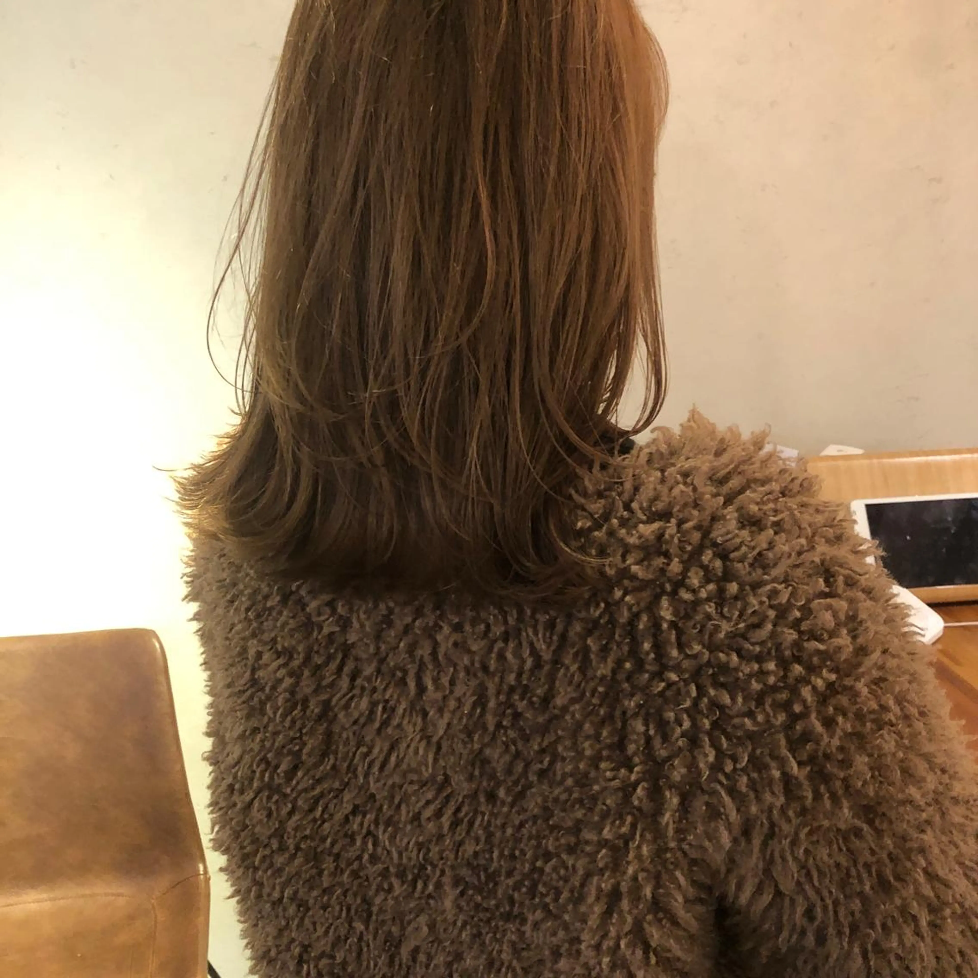 ミディアム レイヤーカット 外ハネヘア 義本 風佳のヘアスタイル