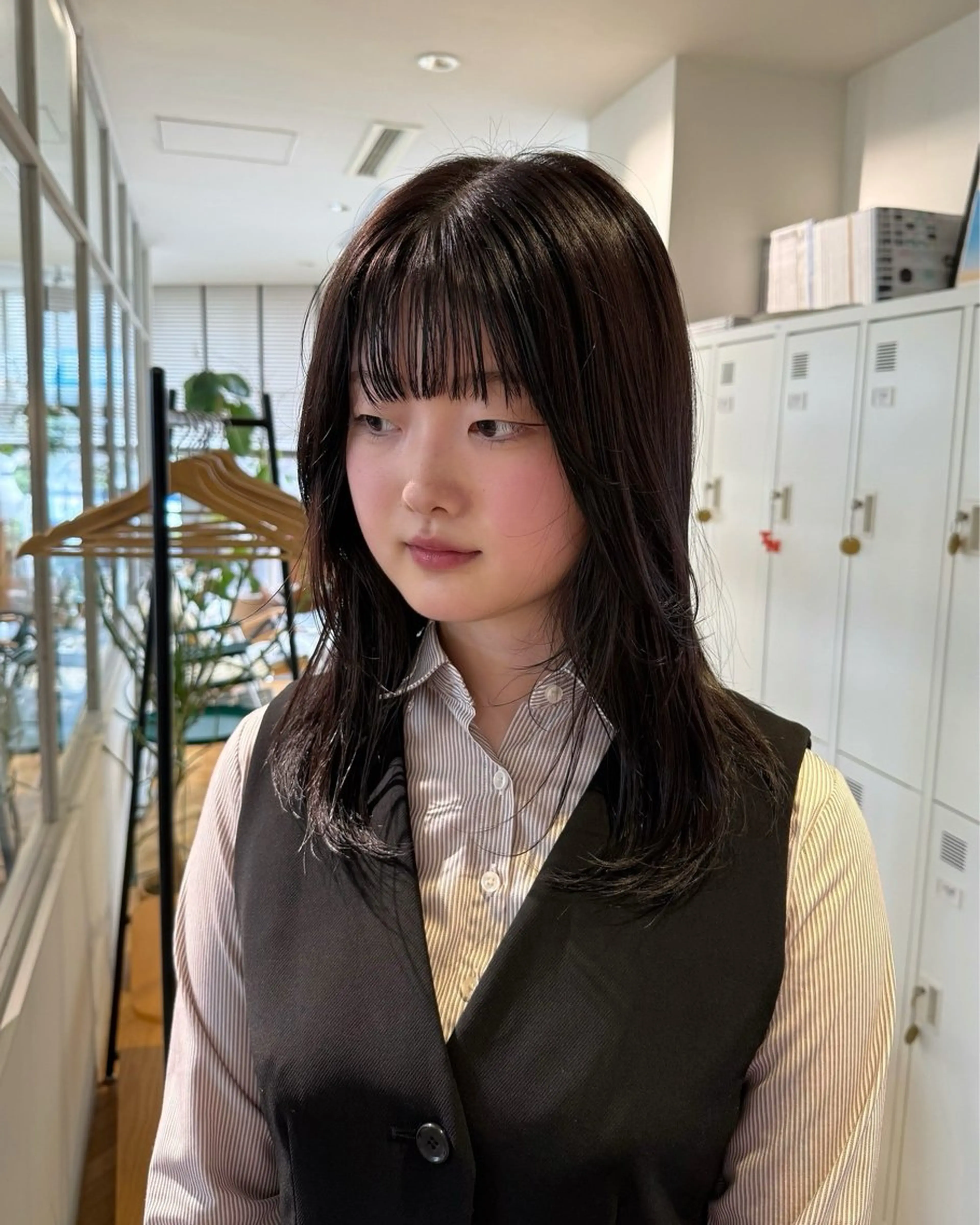 ミディアム カラー 透明感カラー yuzu / tsunaguのヘアスタイル