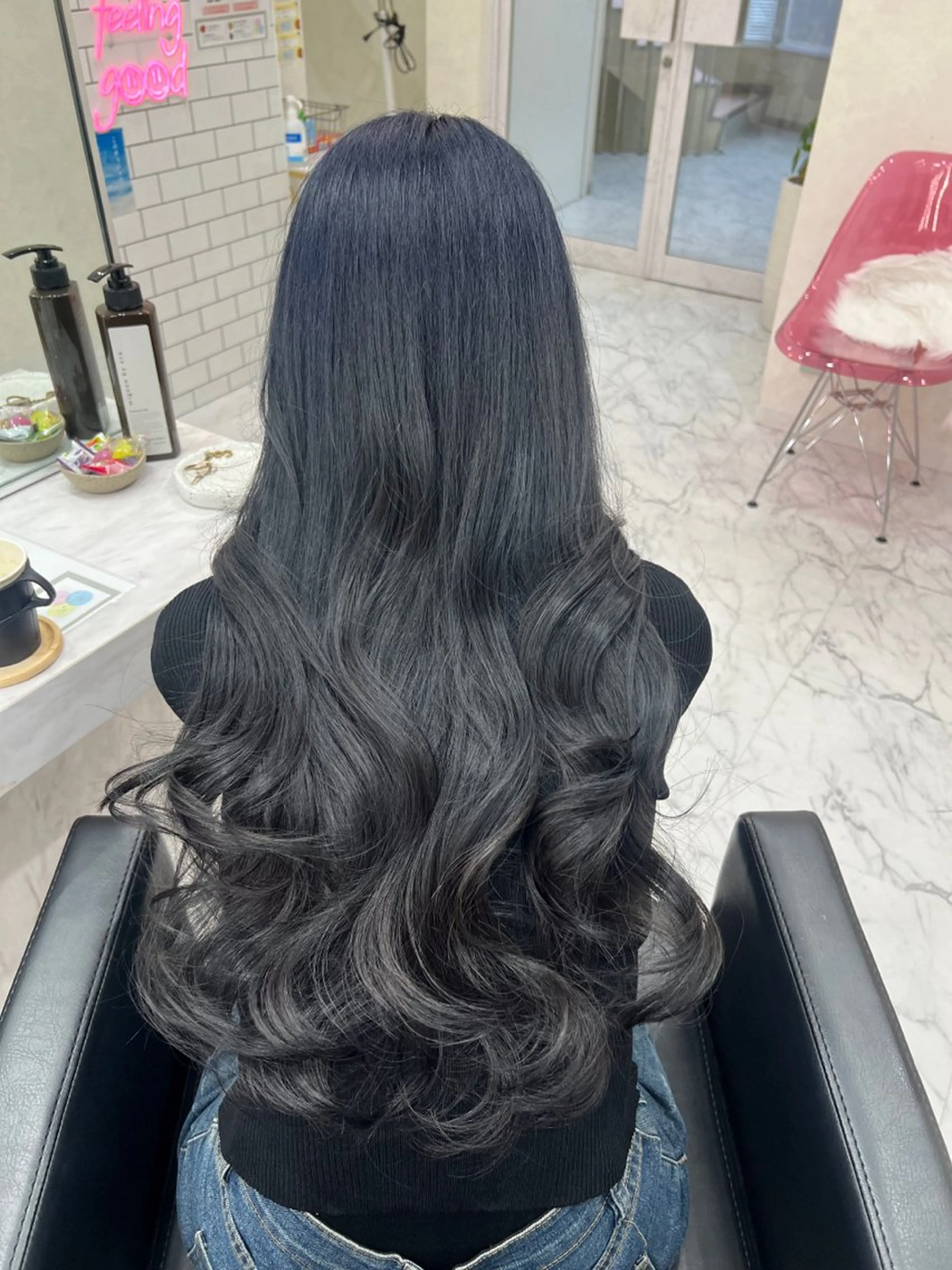 ロング 韓国風🫧艶カラー 💟ran💟のヘアスタイル