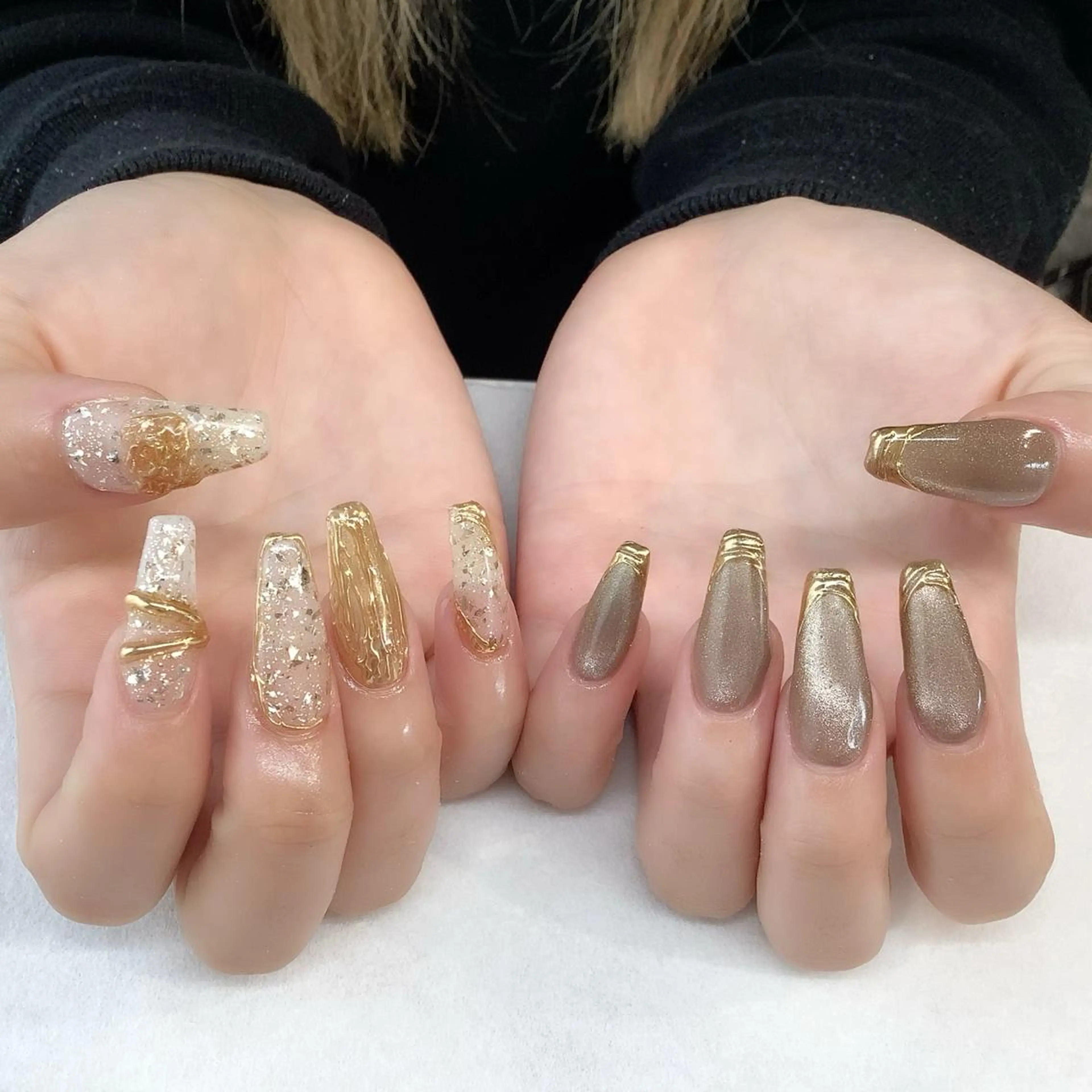 ネイル ハンドネイル 💎🐰 saki. m 🐰💎のネイルデザイン