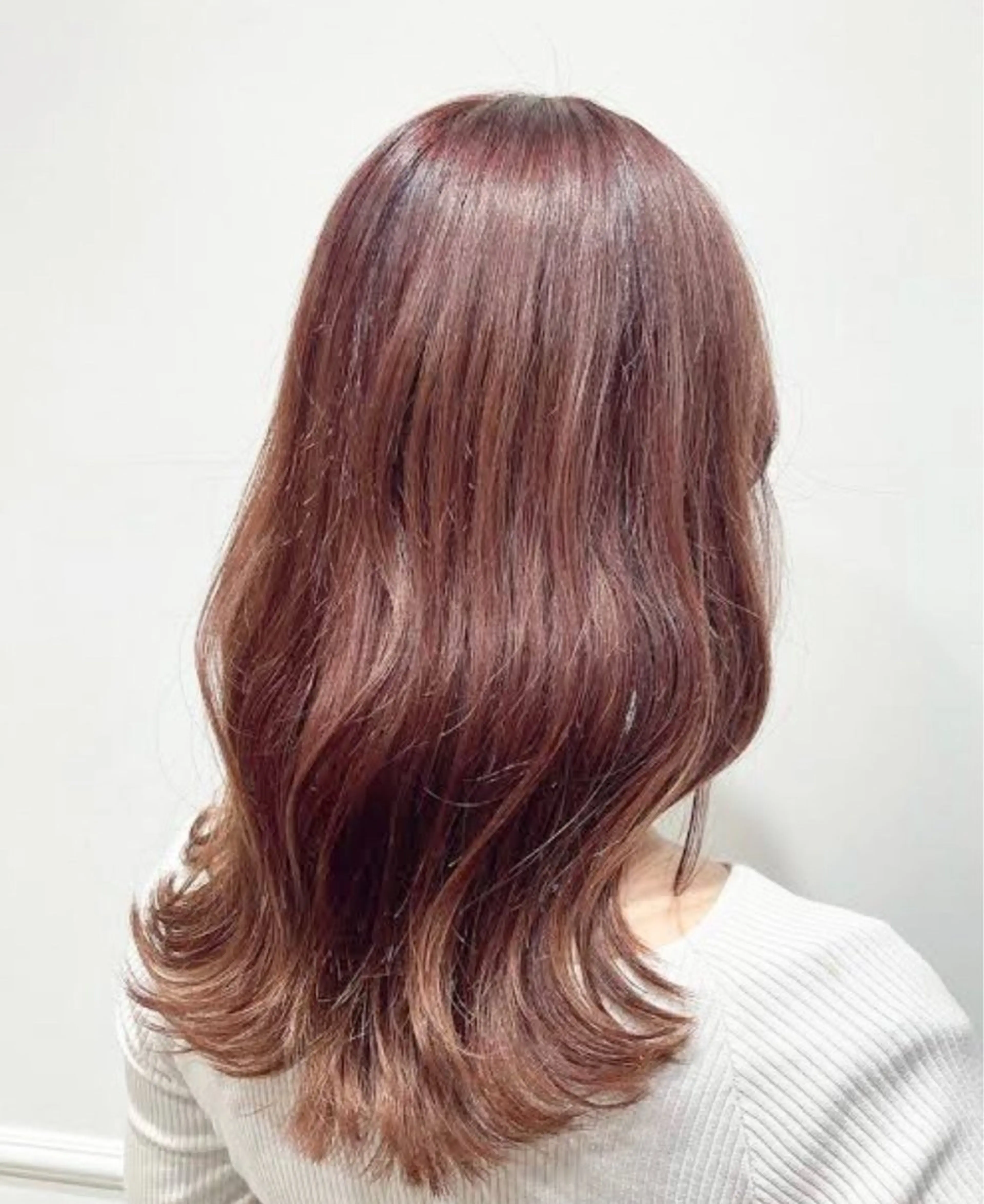 セミロング カラー LIFE 本店所属・ブリーチ🌈レイヤー カット/小林達哉のヘアスタイル