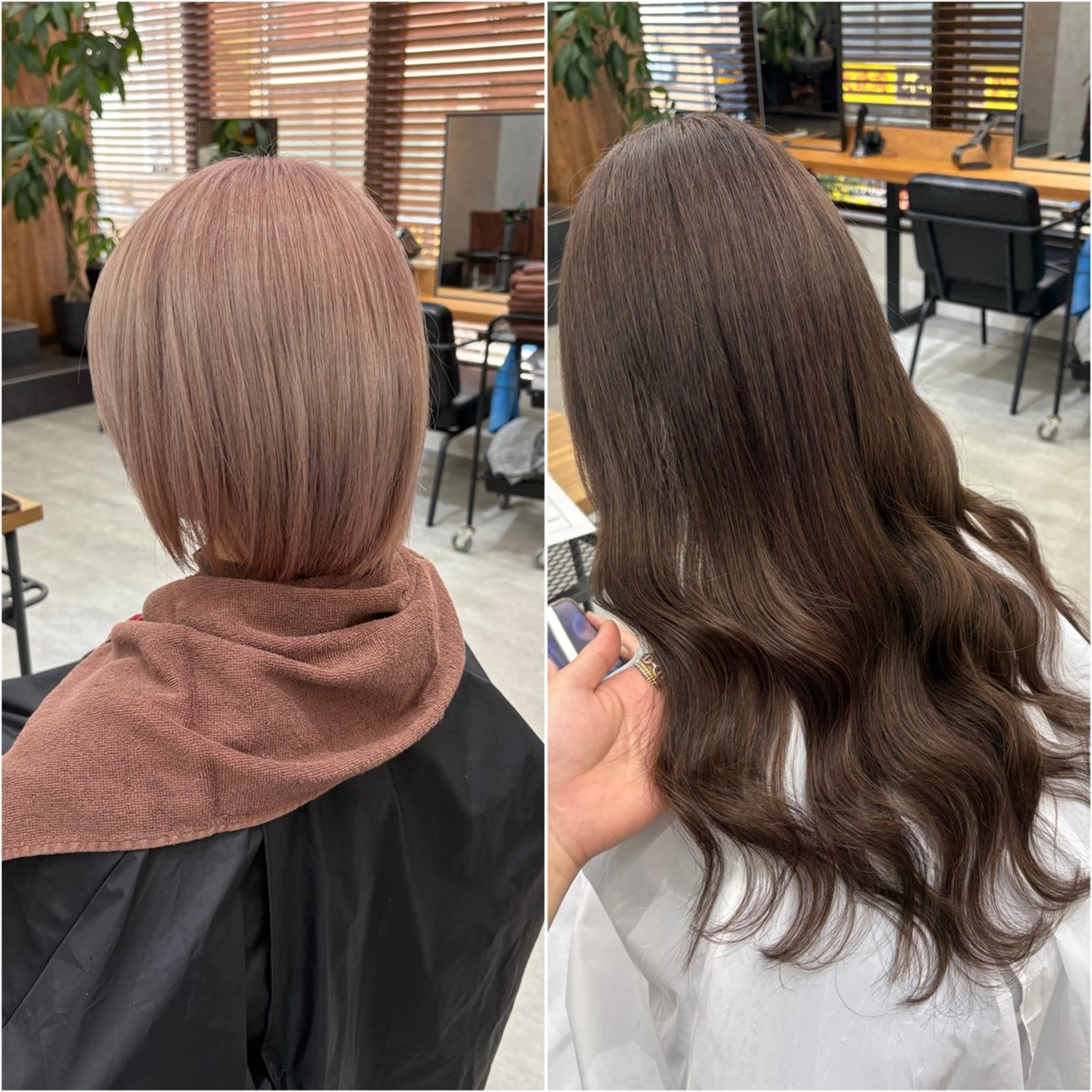 ロング シールエクステ エクステ ロング KEISUKE/ 艶カラー🧡エクステのヘアスタイル