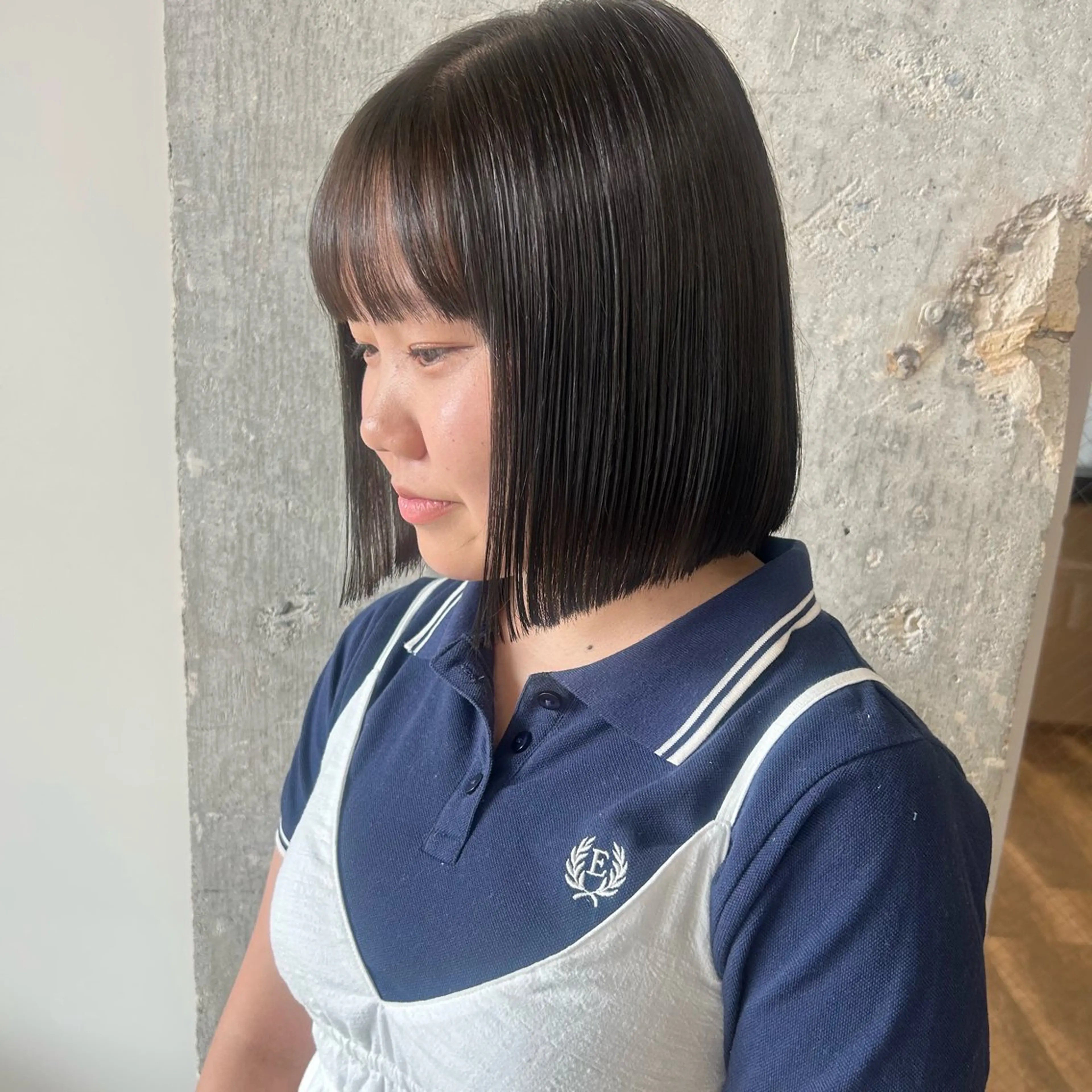 ミディアム カット ヘアカラー 伊藤ほのか /パーマ/ショートのヘアスタイル