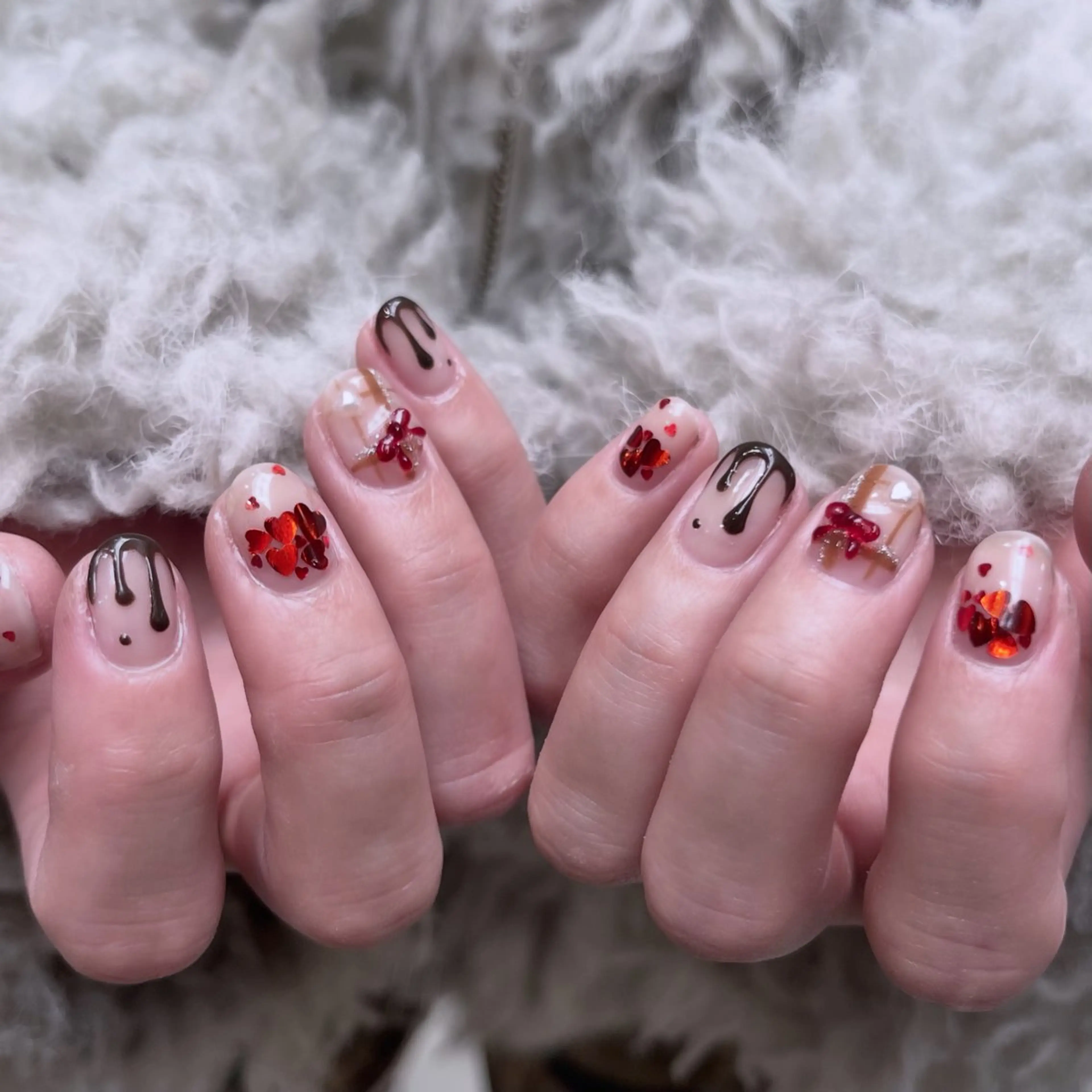 ネイル ハンドネイル 🧁fein. nana🩵のネイルデザイン