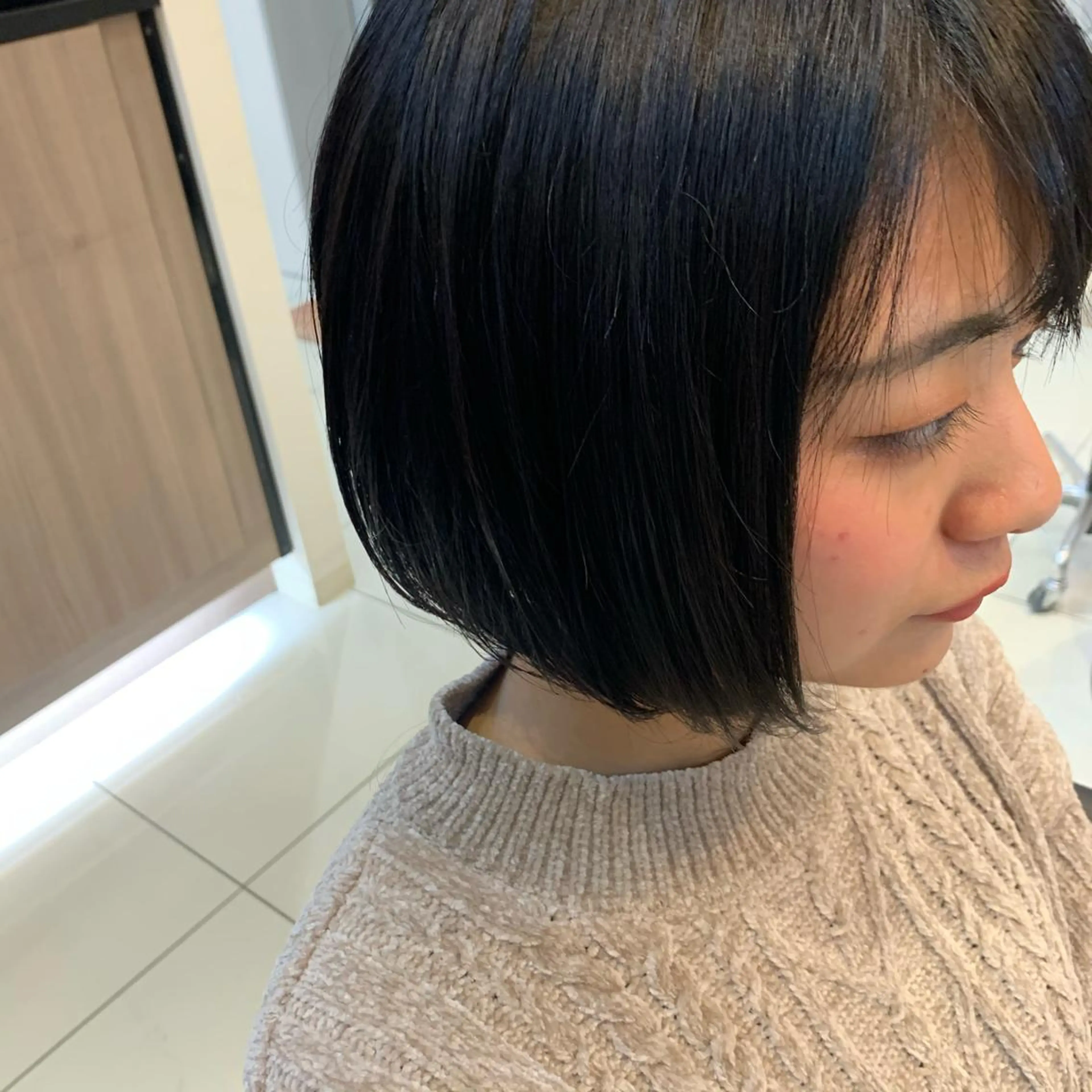 ショート ボブ トリートメント カット トリートメント 早坂 裕真のヘアスタイル