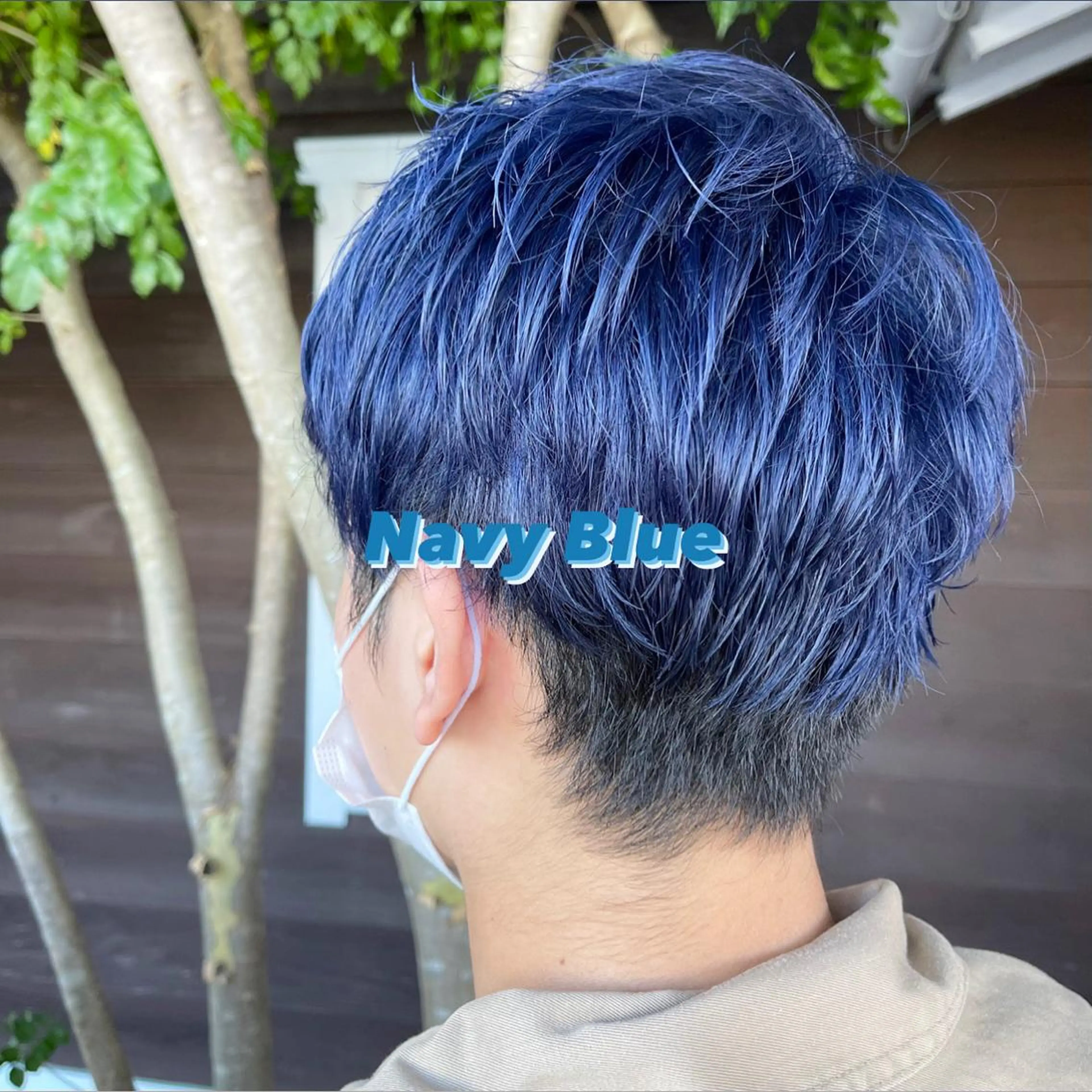 カラー メンズ ブルーカラー ネイビーカラー TJ天気予報 豊田 /松岡さくらのヘアスタイル